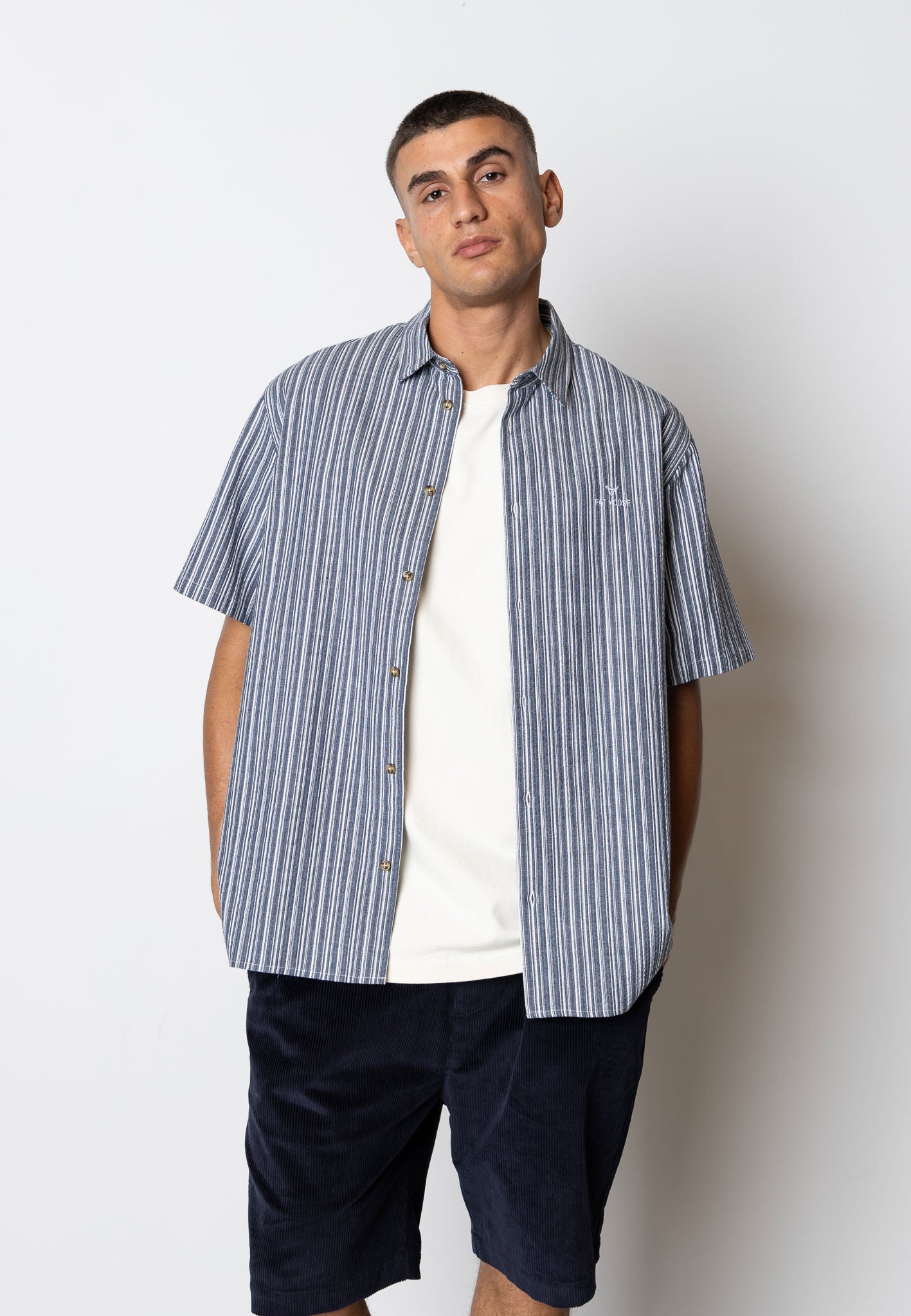 Fox Corduroy Shorts Navy