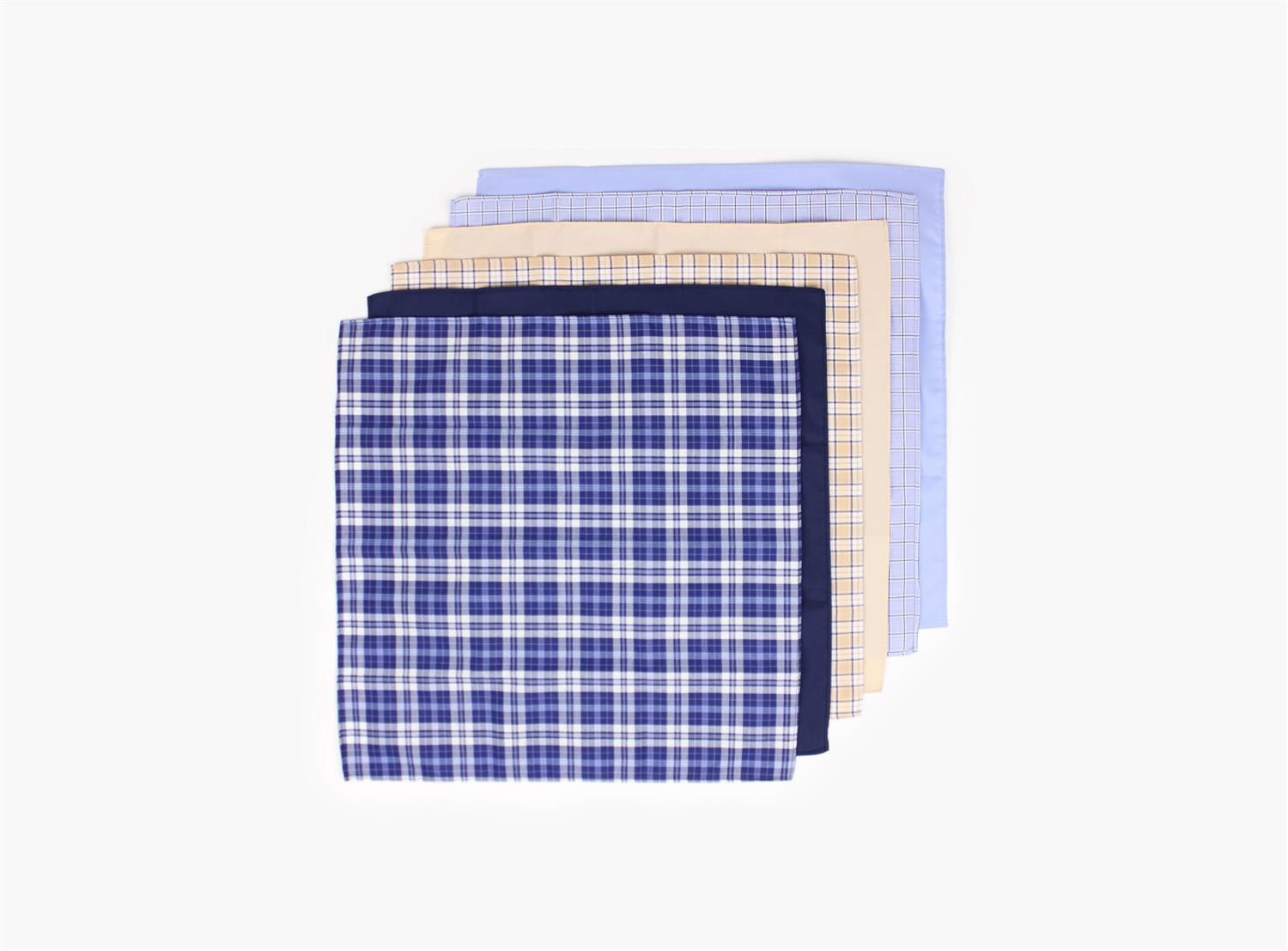 Lommetørkle 6 pk Multicolor