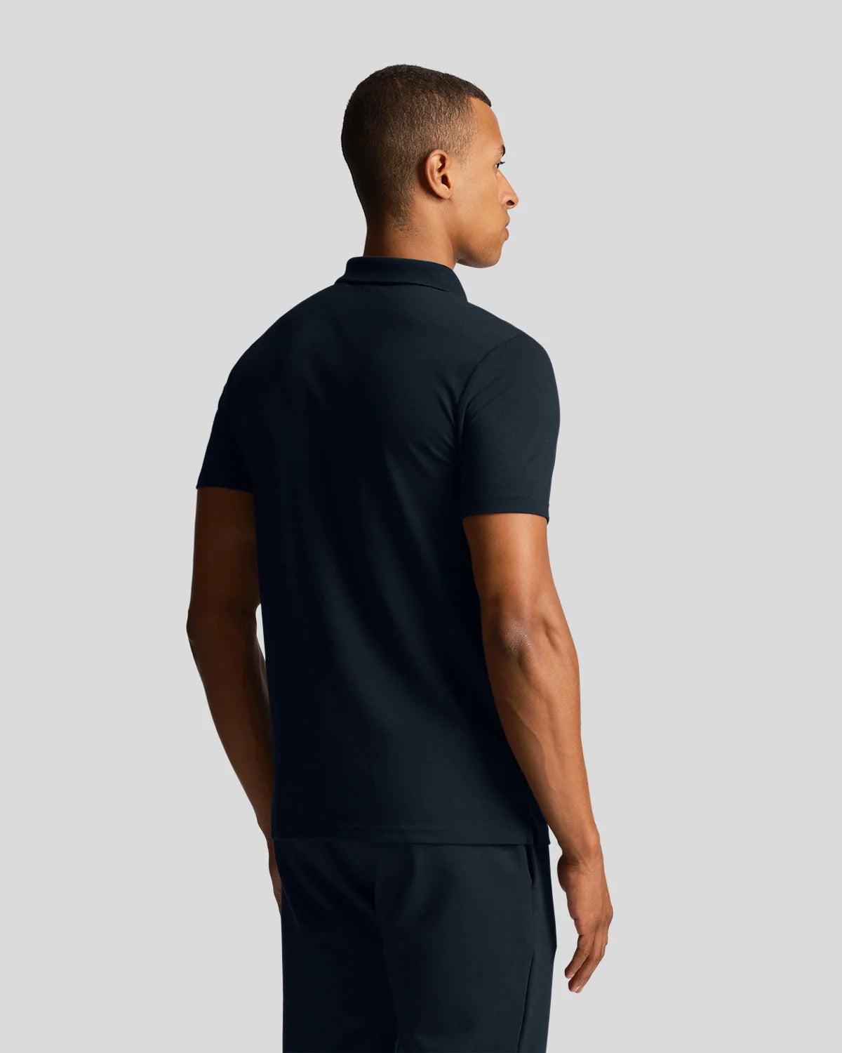 Plain Polo Shirt Dark Navy