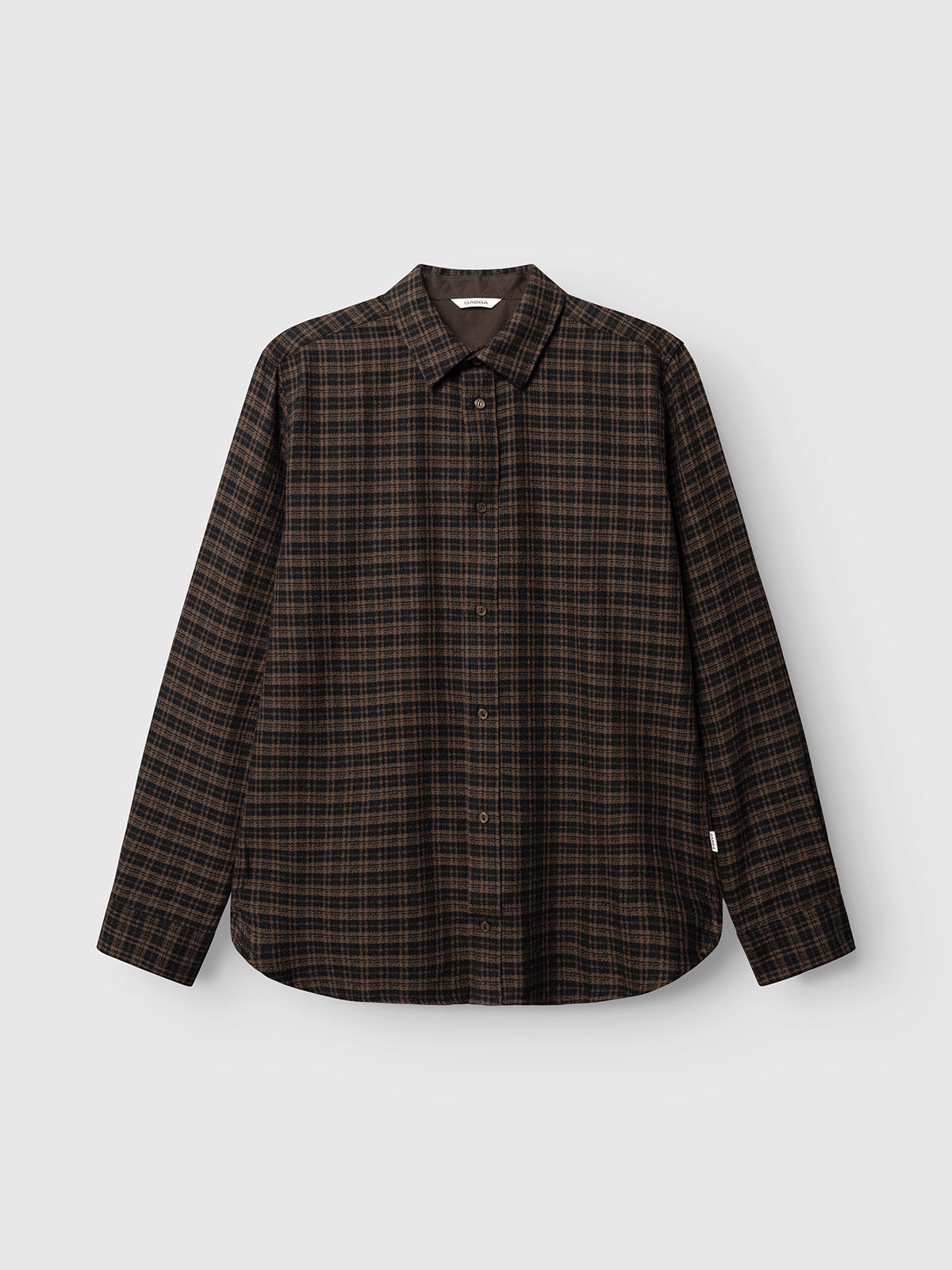 Gabsven Reg Tx2 Lsshirt Brown Slate