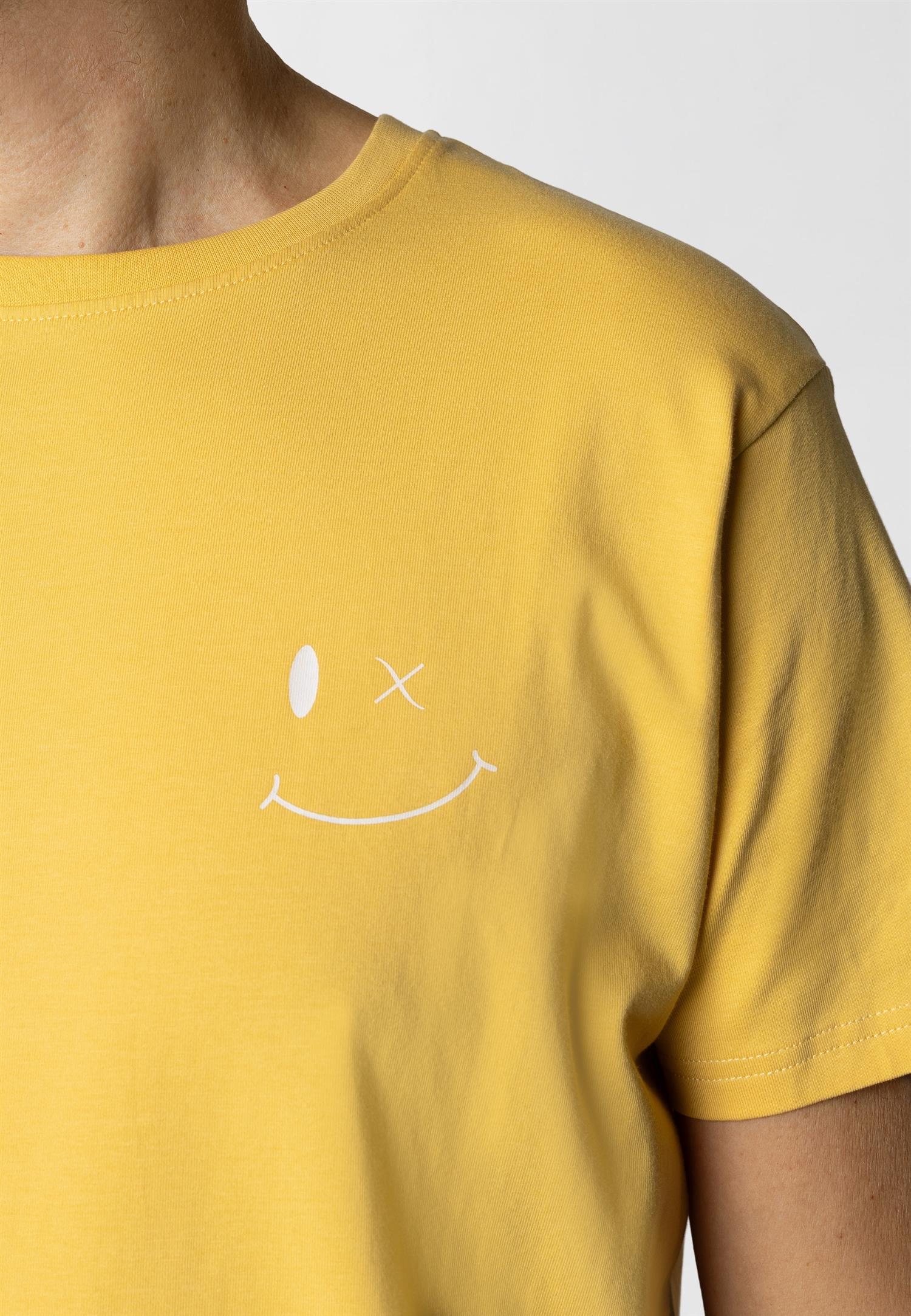 Patrick Organic Tee Warm Yellow