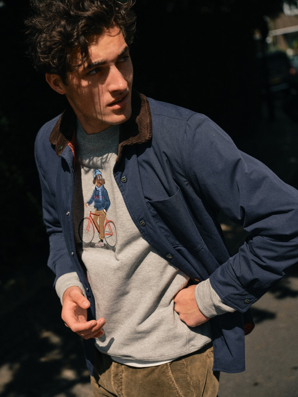 Mmgludvig Crew Sweat Grey Melange