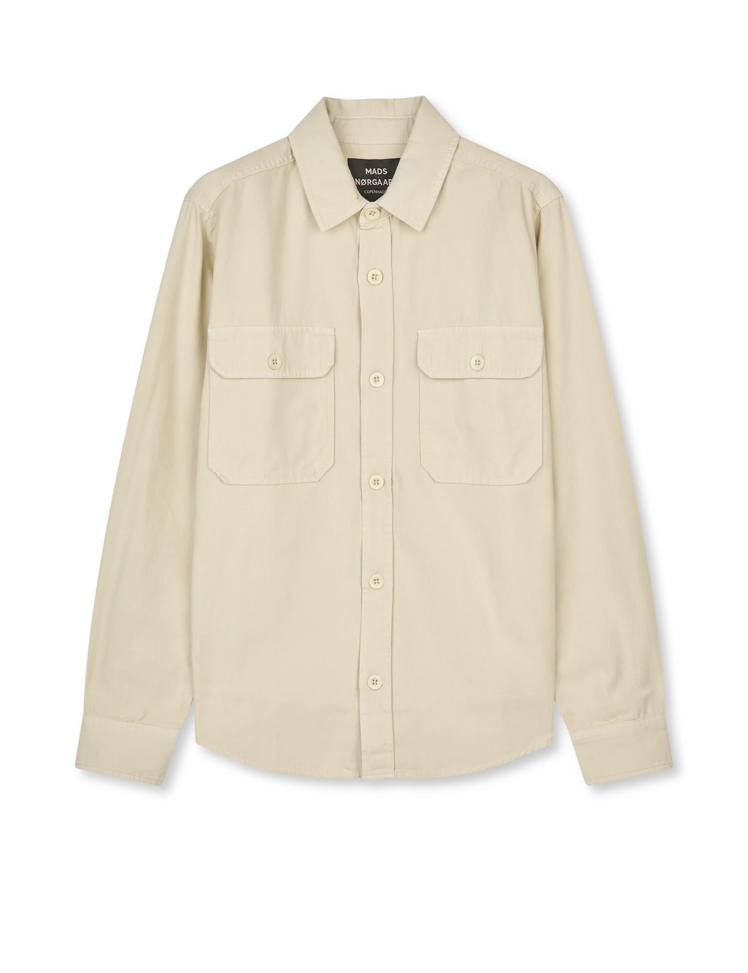 Dyed Canvas Skyler Shirt Castle Wall