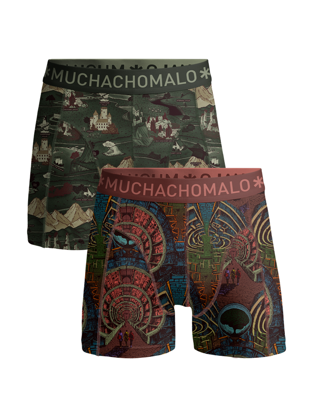 Mazelife 1010 04 2pk boxer Multicolor