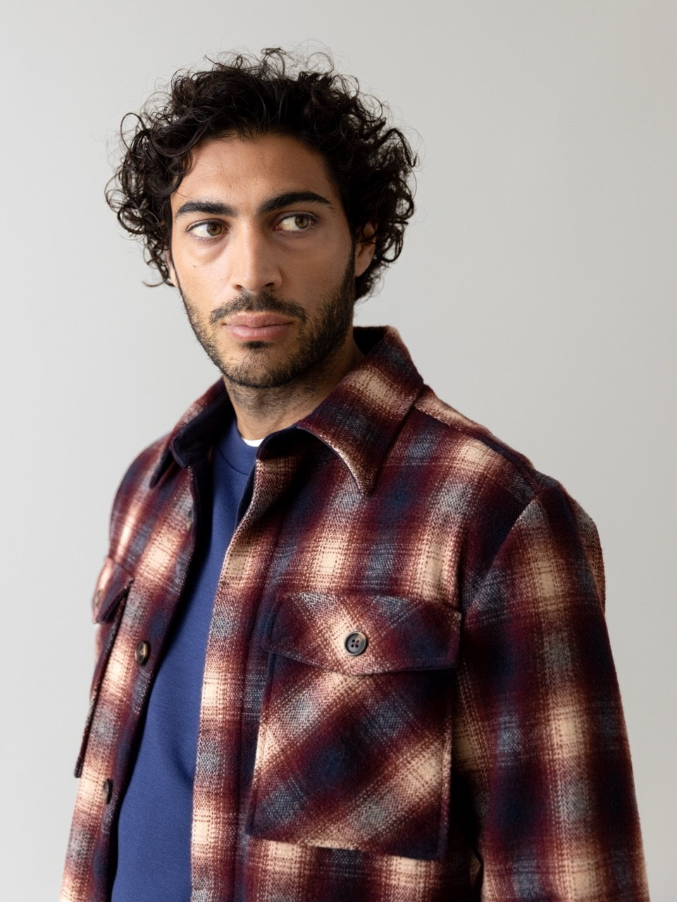 MMGBlake Ning overshirt Salute Navy