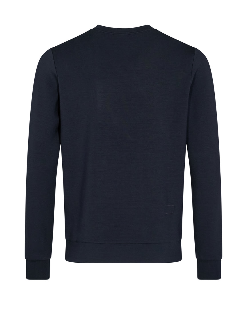 Abel Crew Neck Sweat Salute Navy