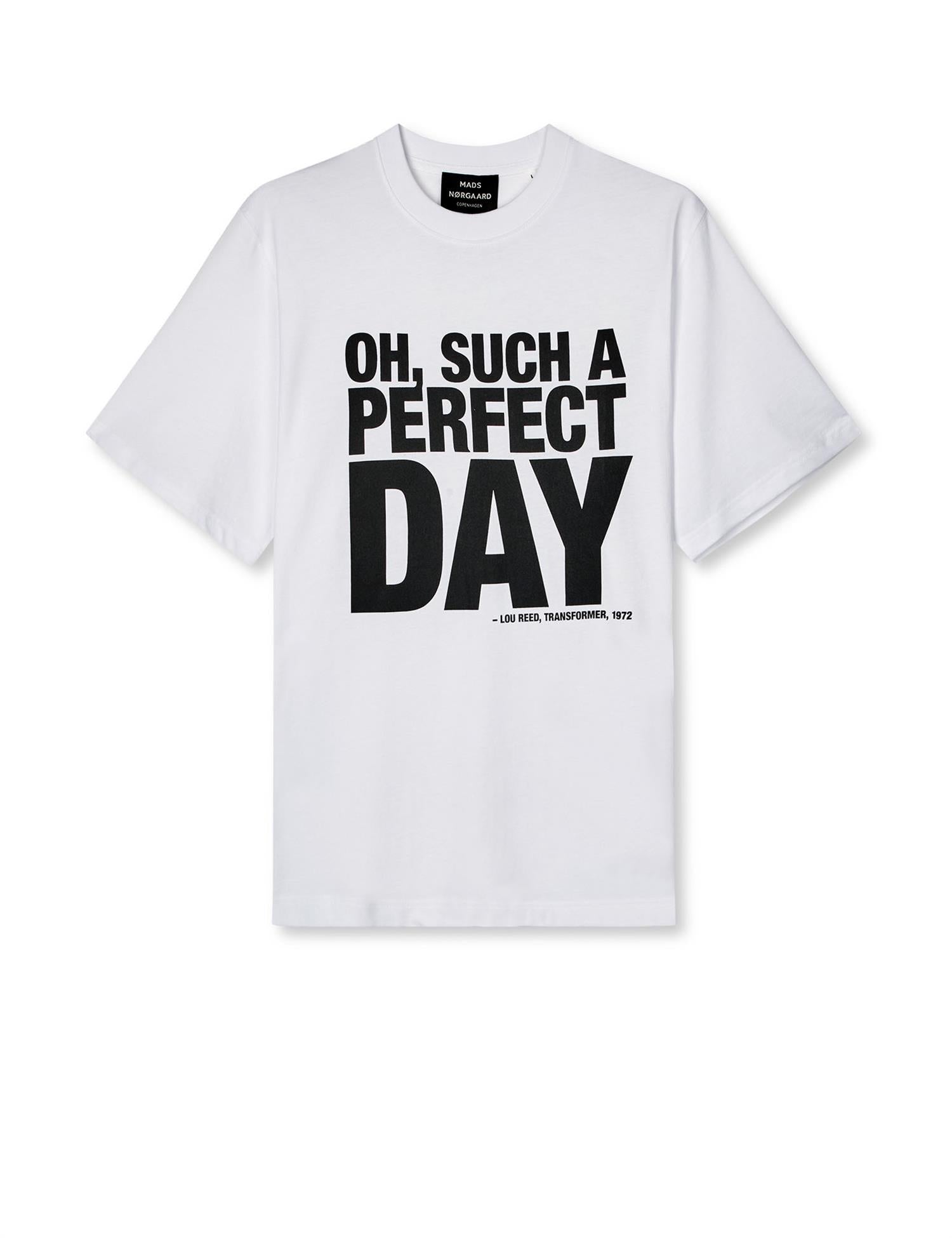 Cotton Jersey Frode Perfect Day tee White