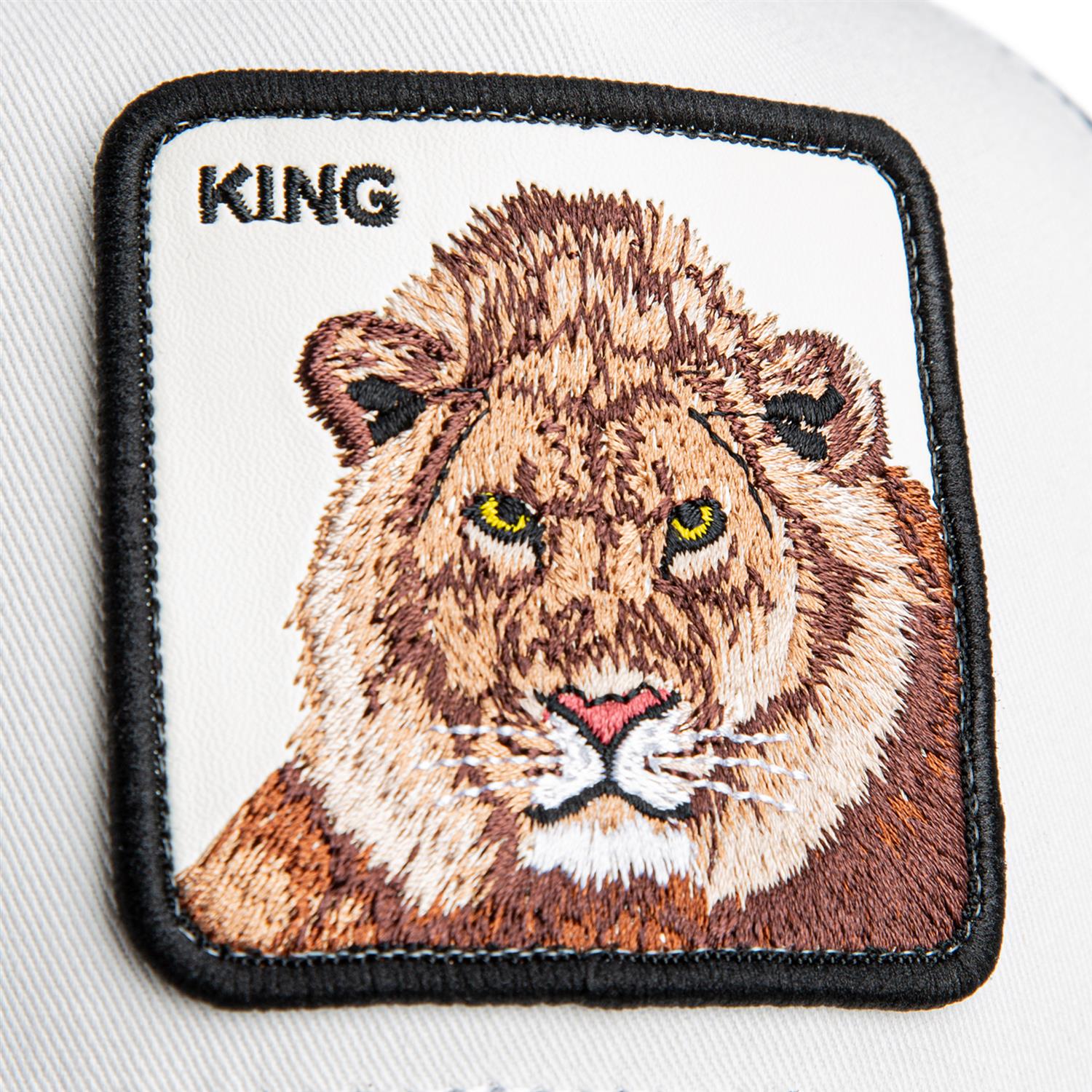 The King Lion Trucker Black White
