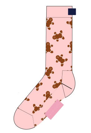 Gingerbread Man Sock