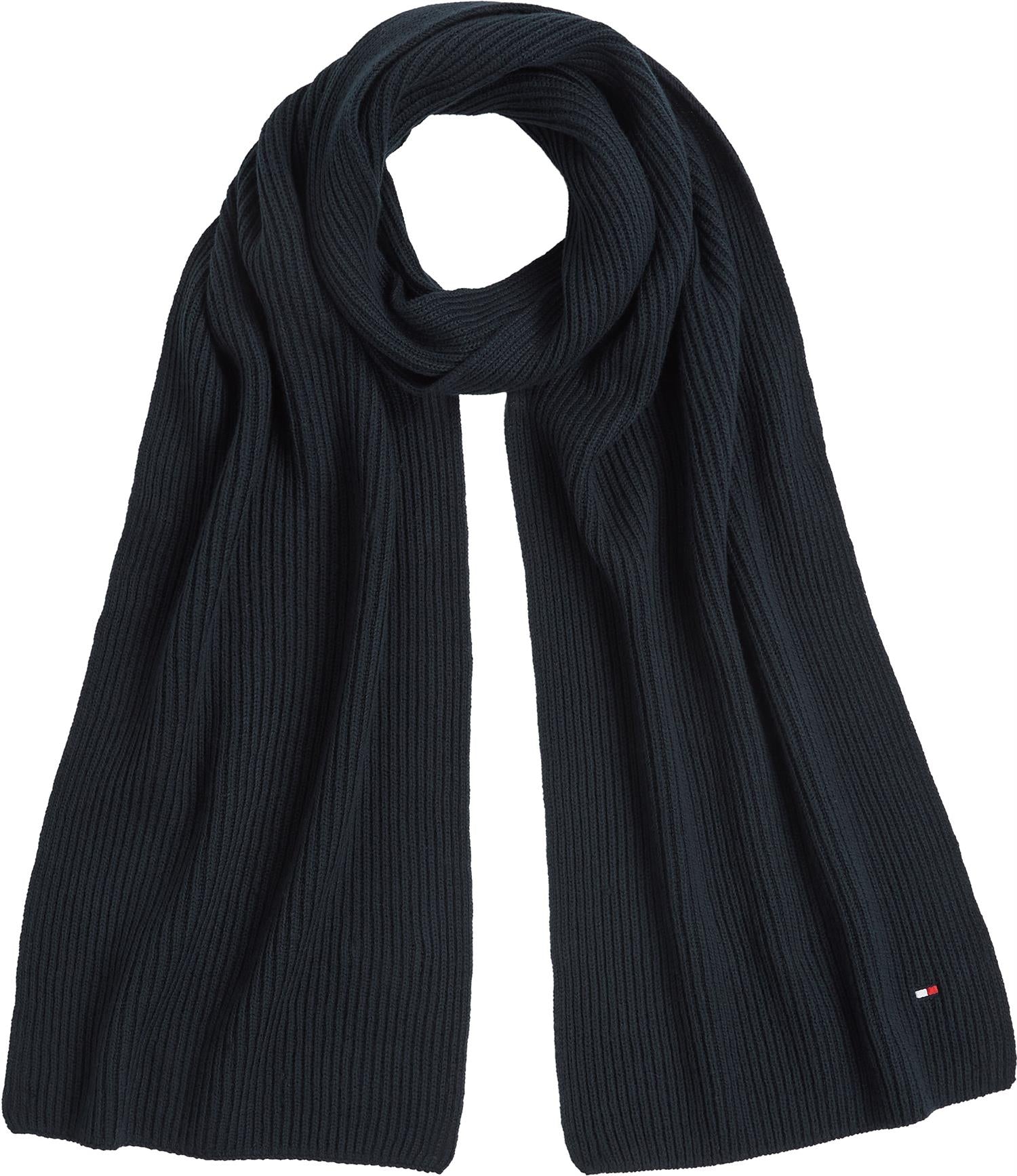 Th Flag Pima Cotton Cash Scarf Space Blue