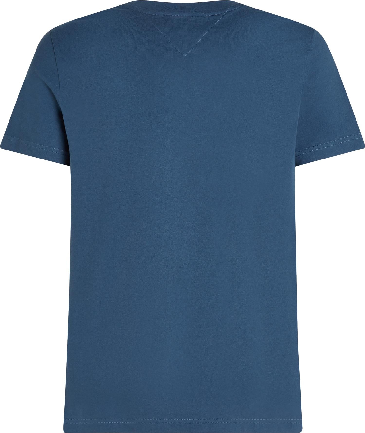 TOMMY LOGO TEE Aegean Sea