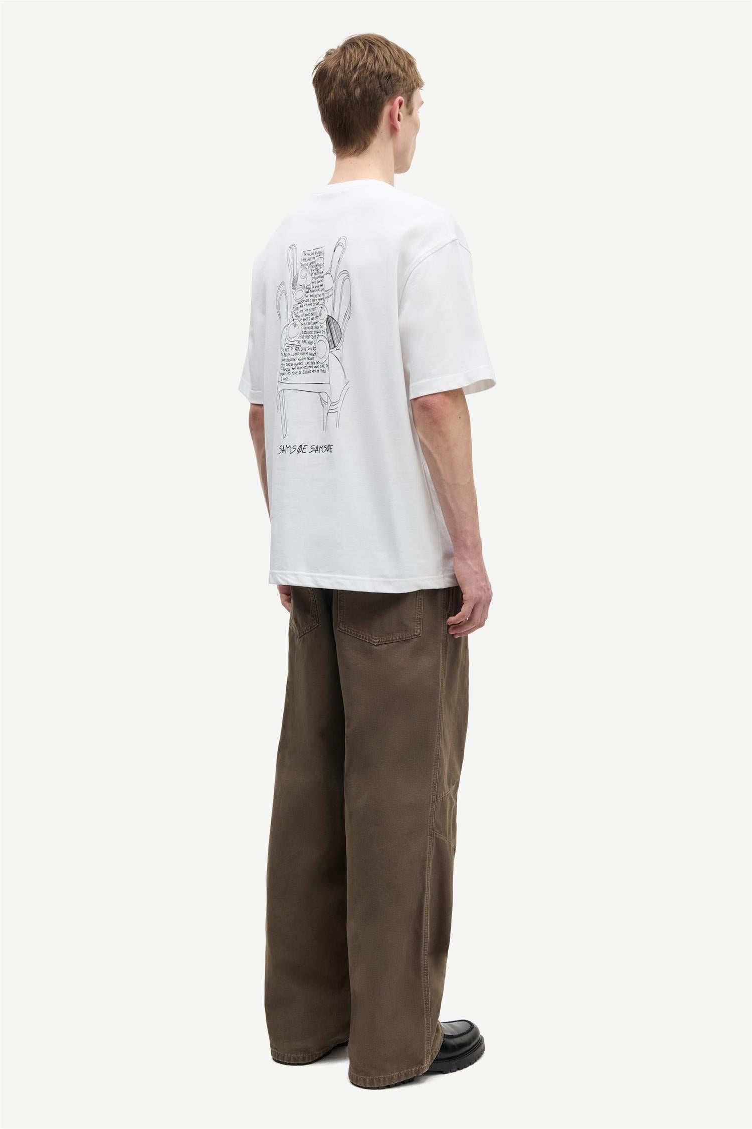 Sadinner T-Shirt 11725 White Dinner