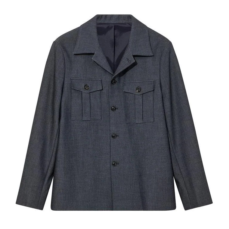 Mmgjacob Deflex Overshirt Navy