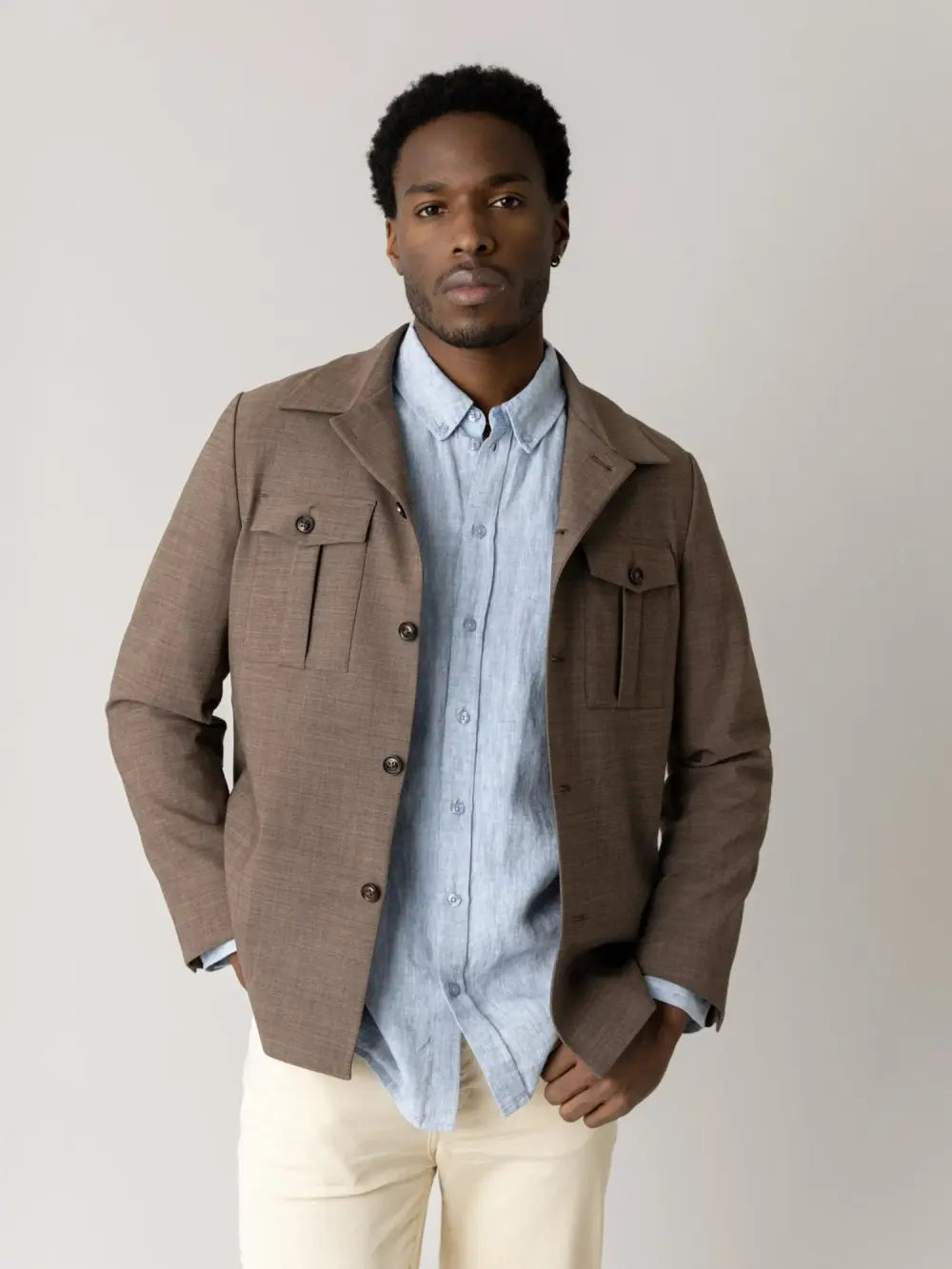 Mmgjacob Deflex Overshirt Chocolate Brown