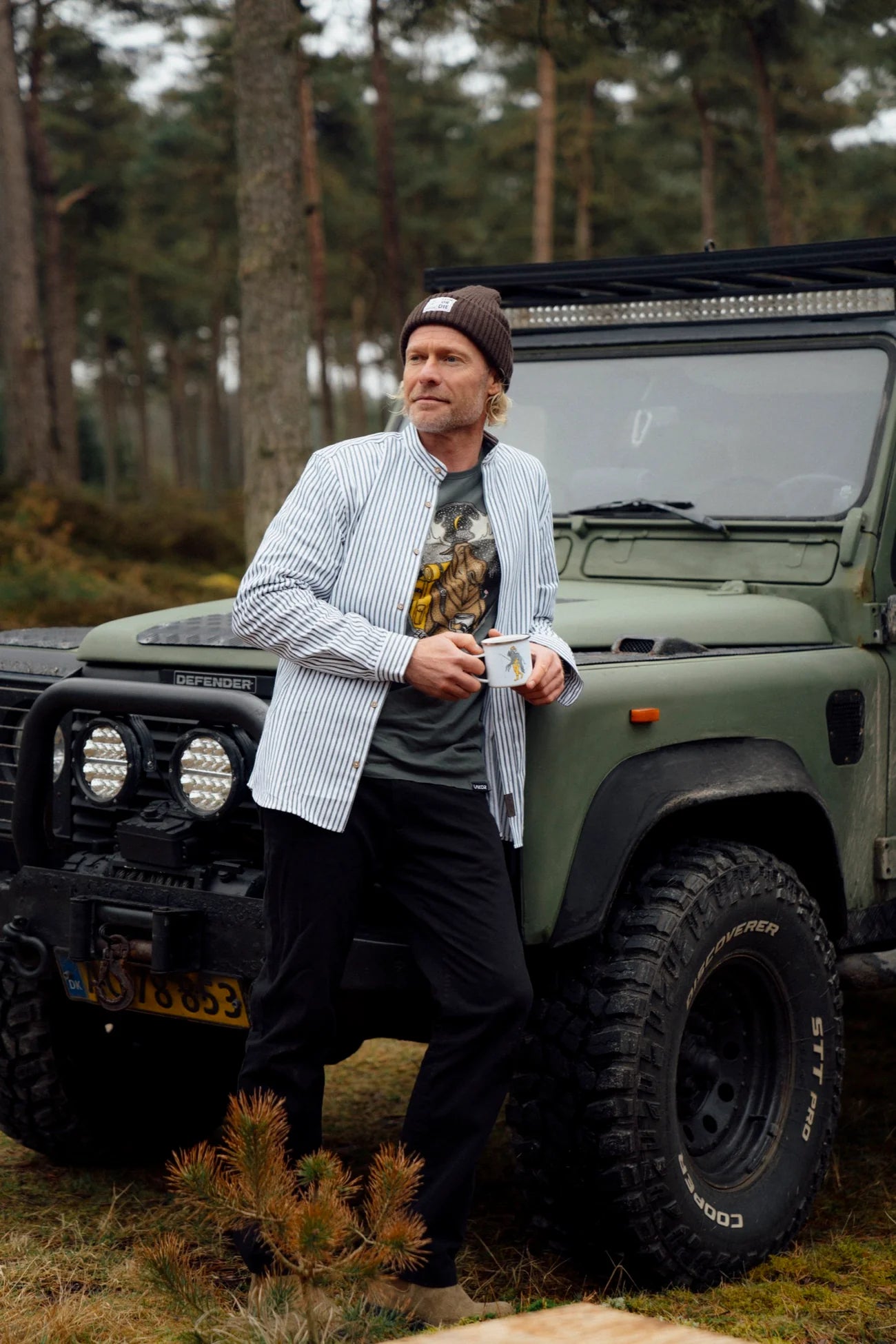 Evening Elk T-Shirt Dk. Grey