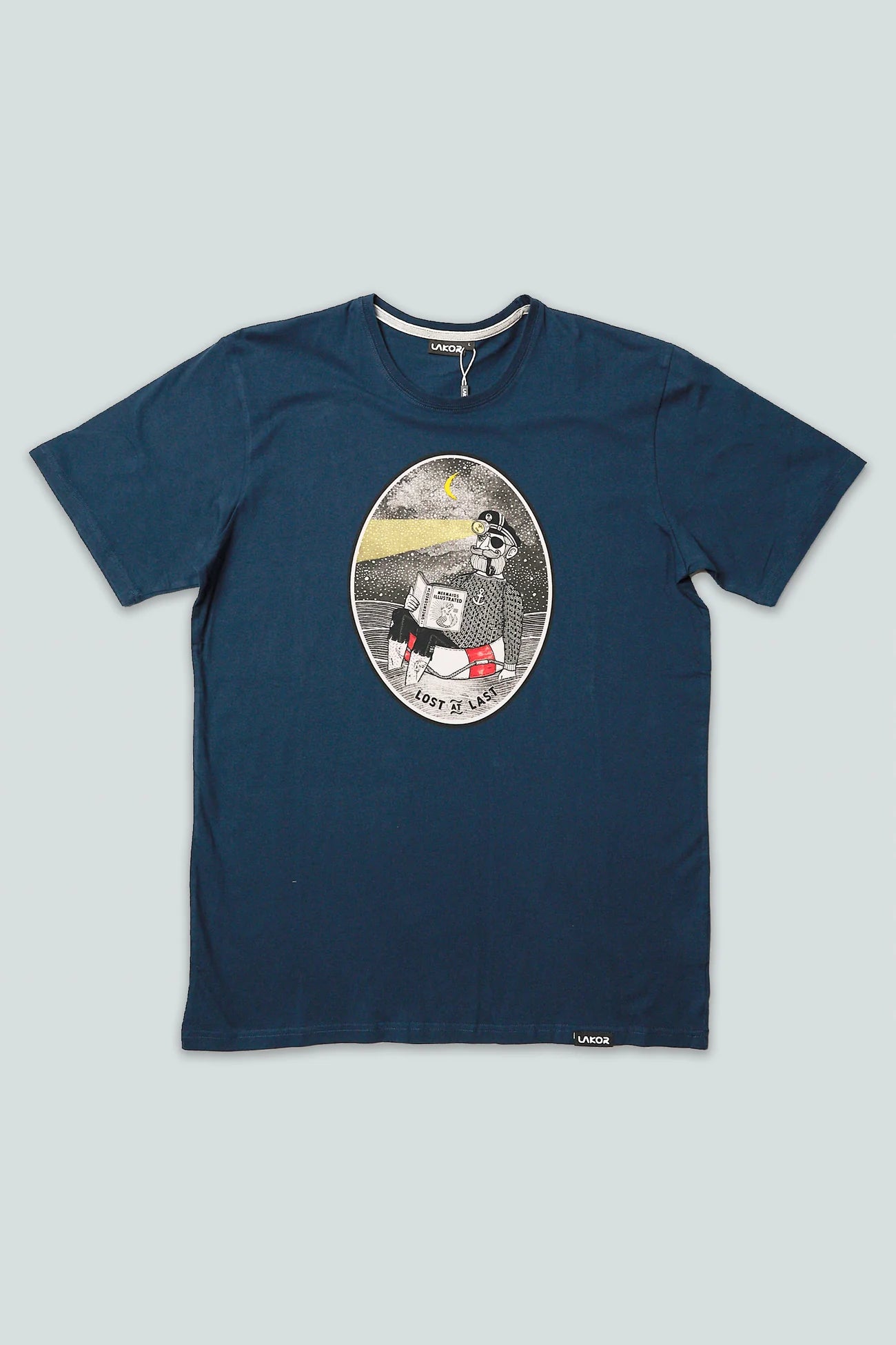 Lost at last T-shirt Blueberry