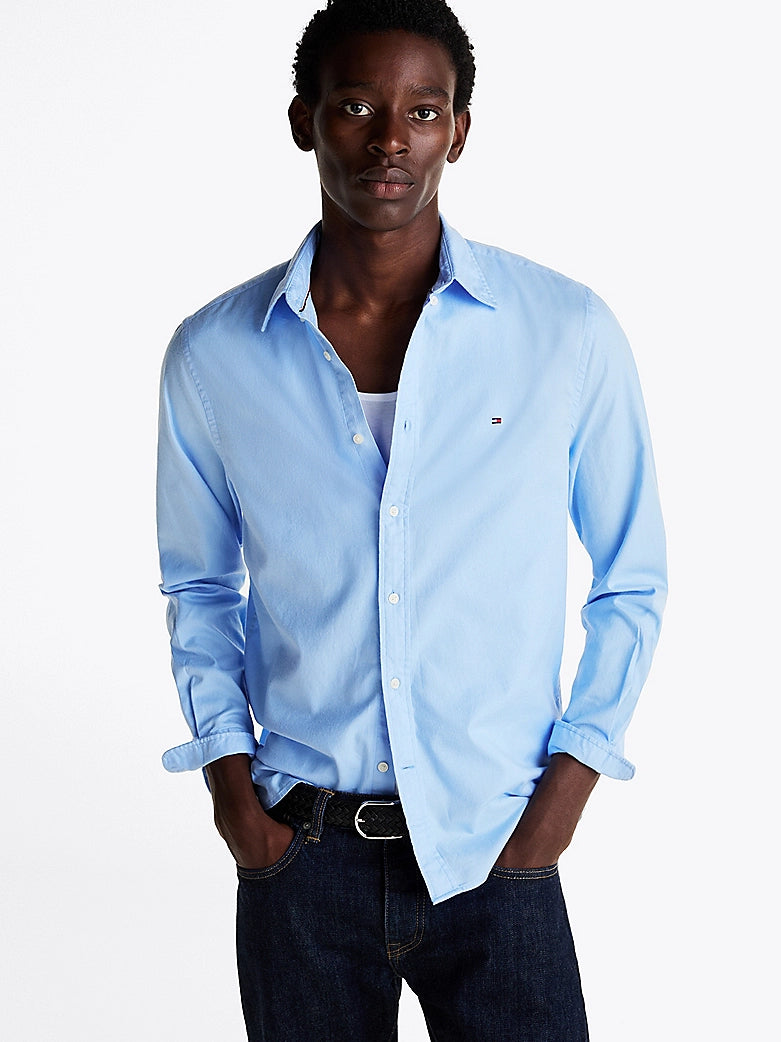 FLEX BRUSHED SOLID RF SHIRT Vessel Blue
