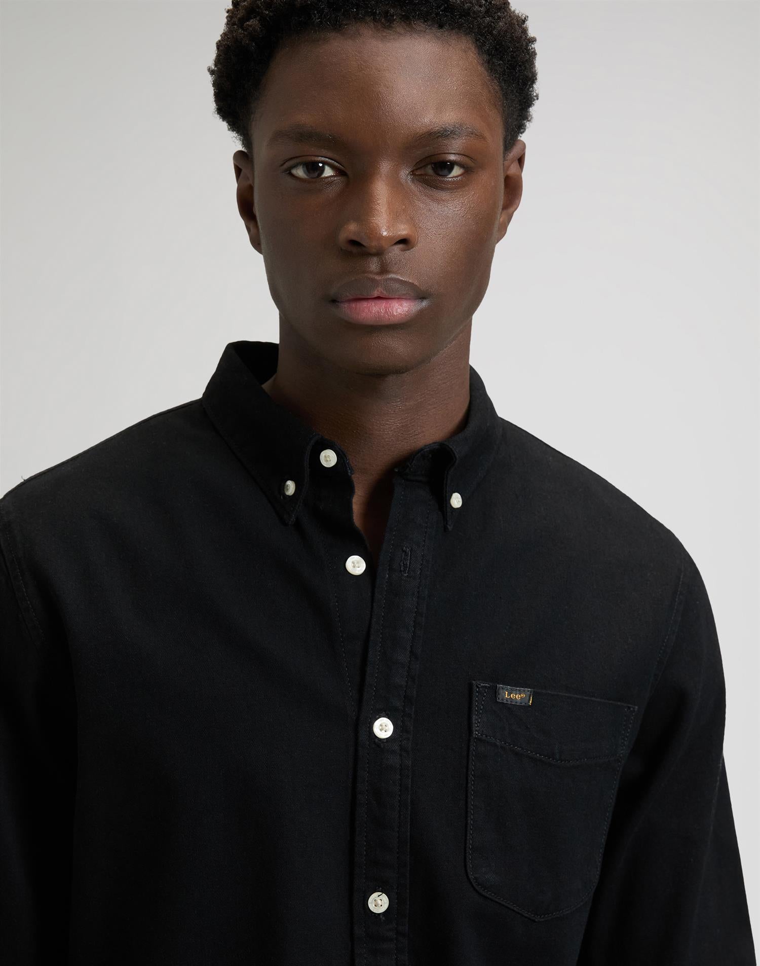 Lee button down Sort