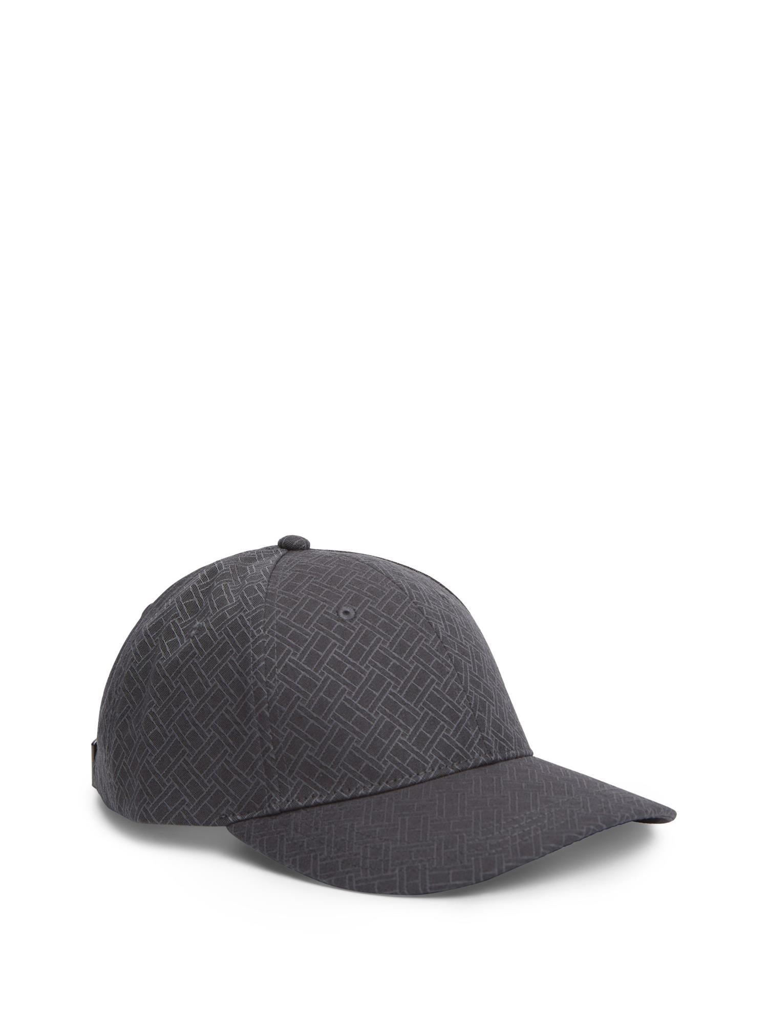 Th Flag Jacquard 6 Panel Cap Black