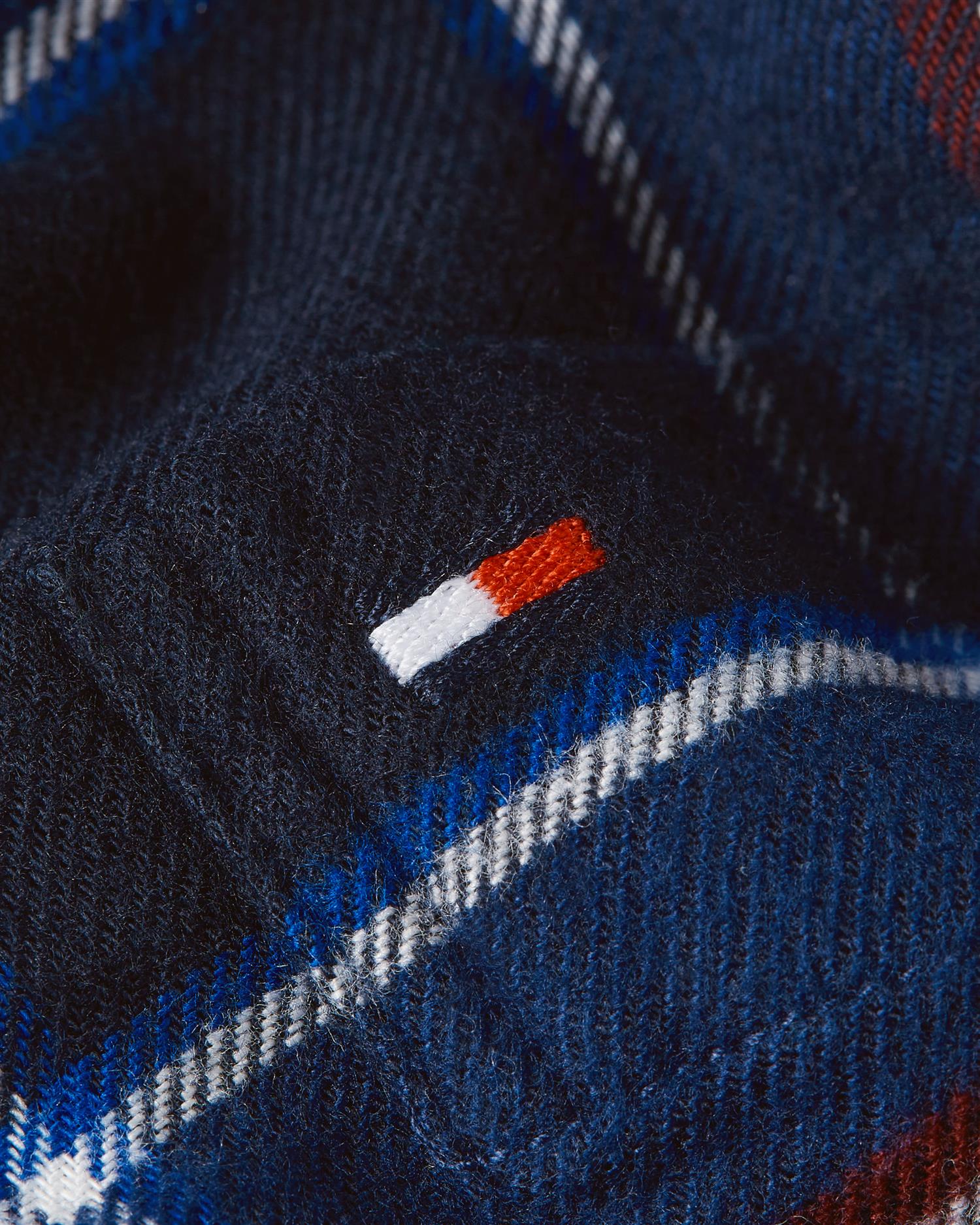 FLANNEL TARTAN CHECK RF SHIRT Preppy Navy / Check