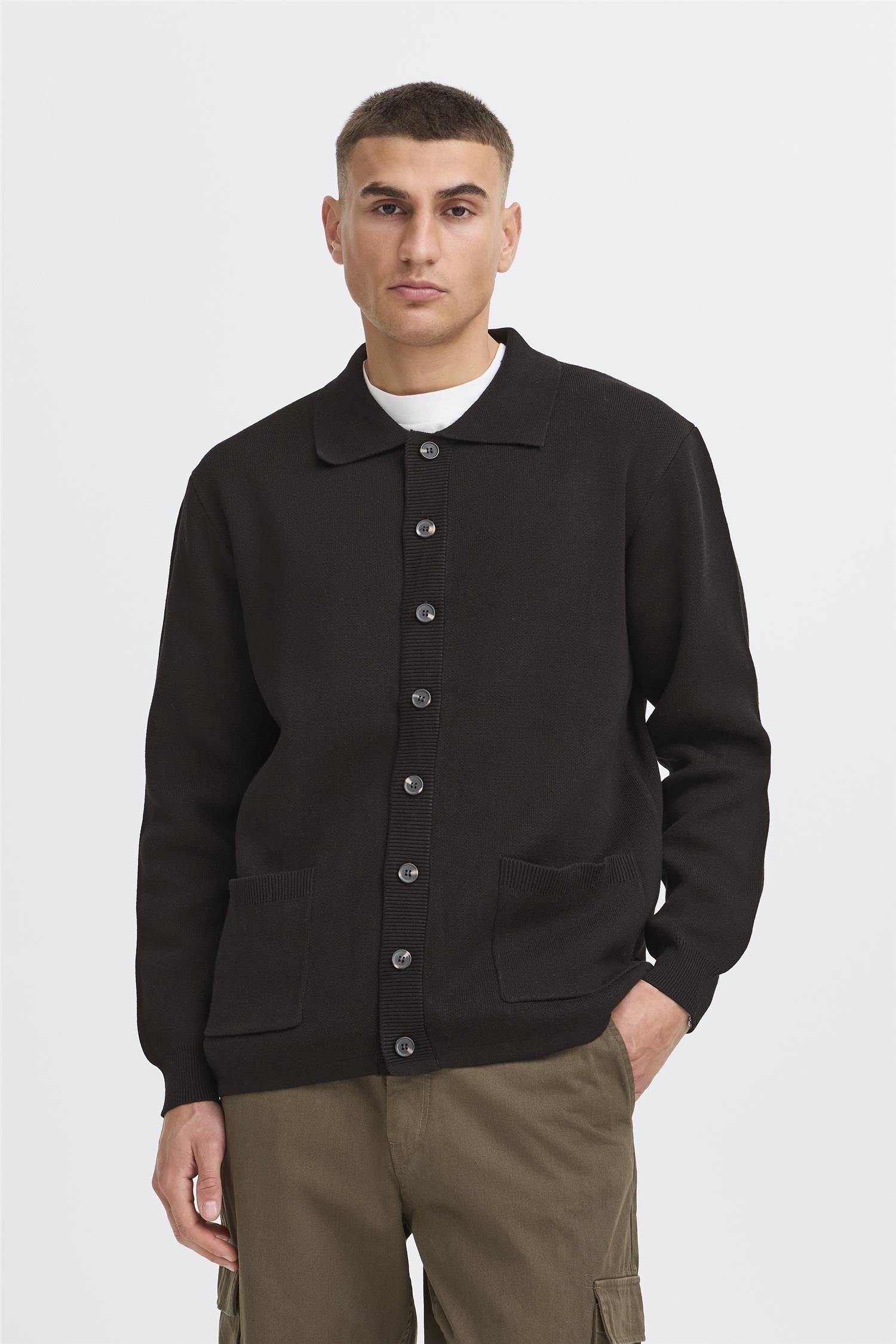 Sdryker Cardigan True Black