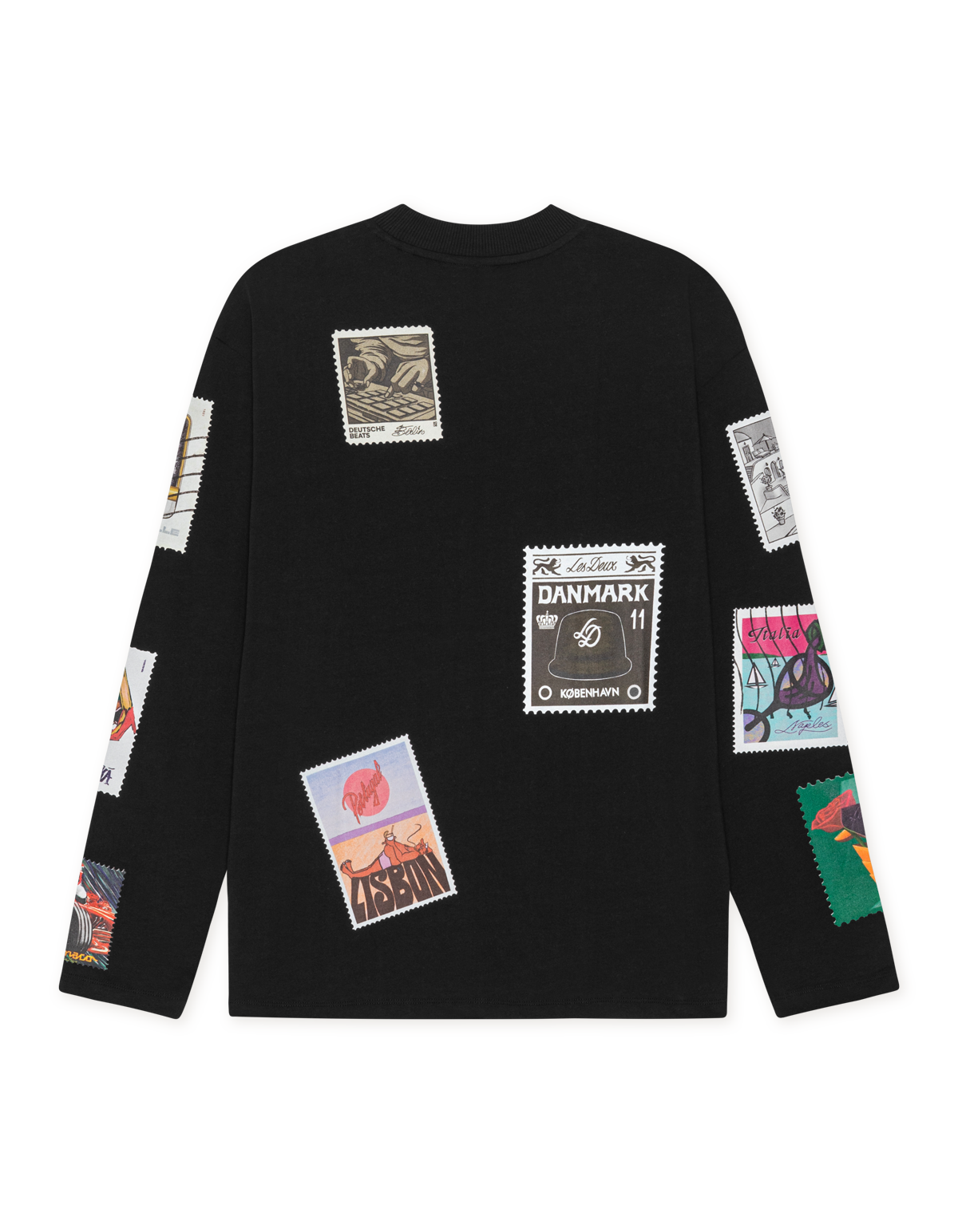 Stamp Ls T-Shirt Black