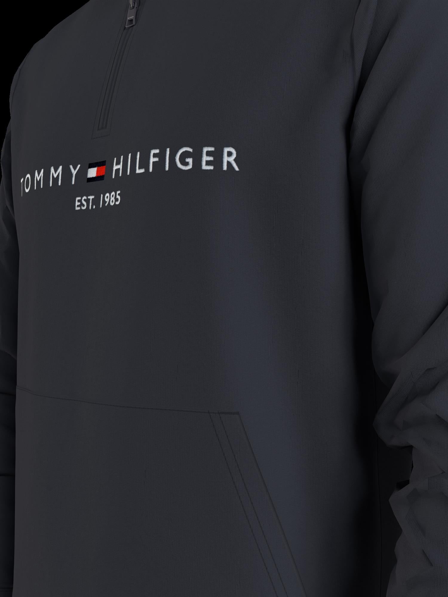 Tommy Logo Mockneck Desert Sky