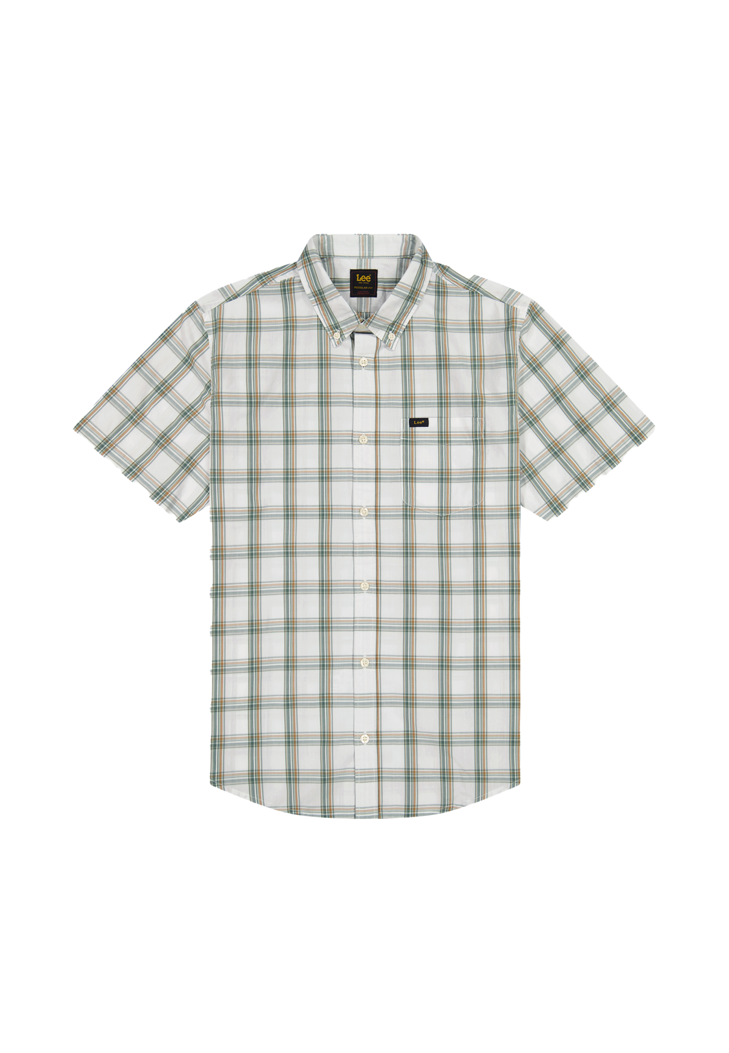 Lee button down Hvit