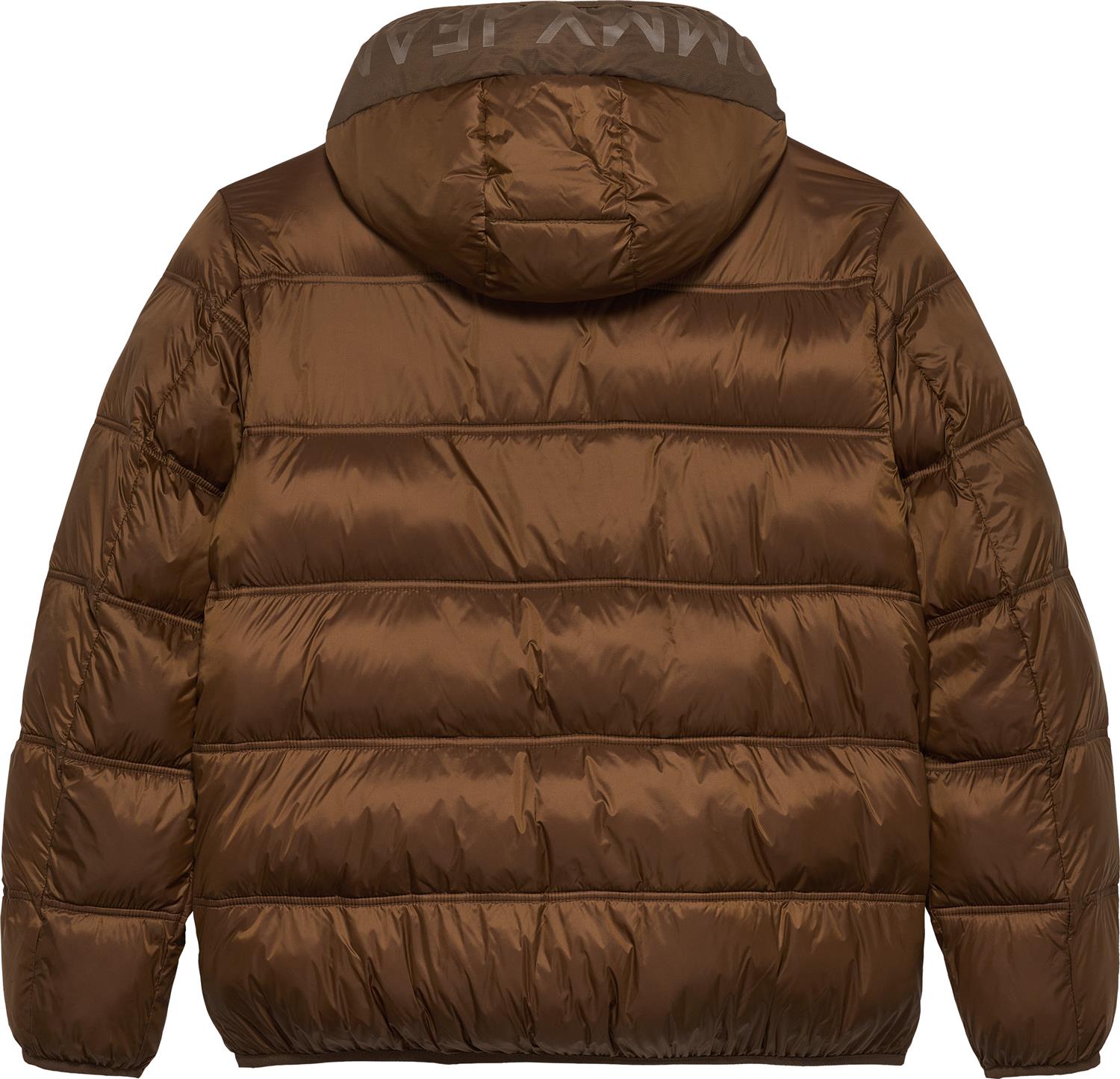 Tjm Hooded Logo Puffer Ext Pecan Nut