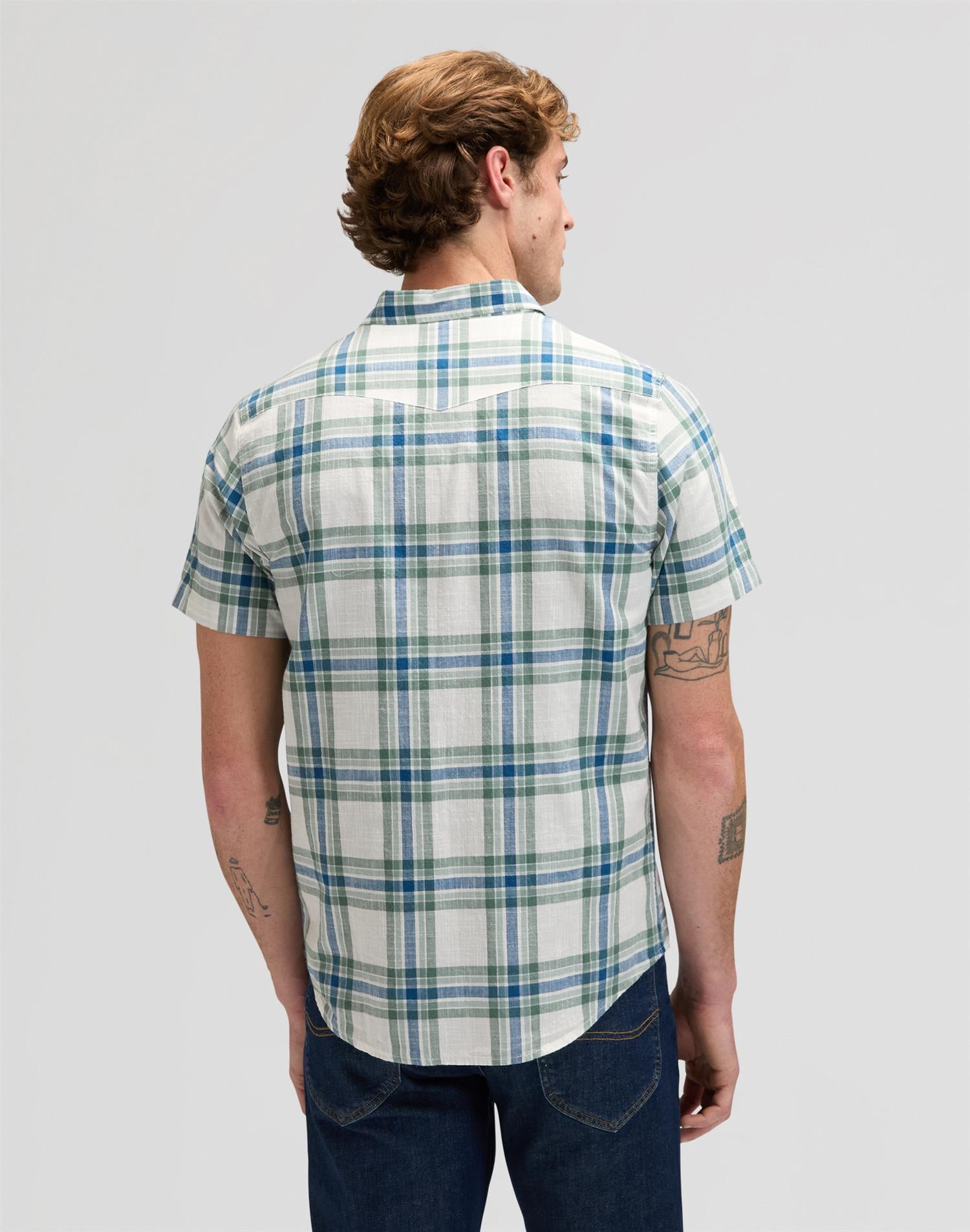 Lee western shirt Hvit