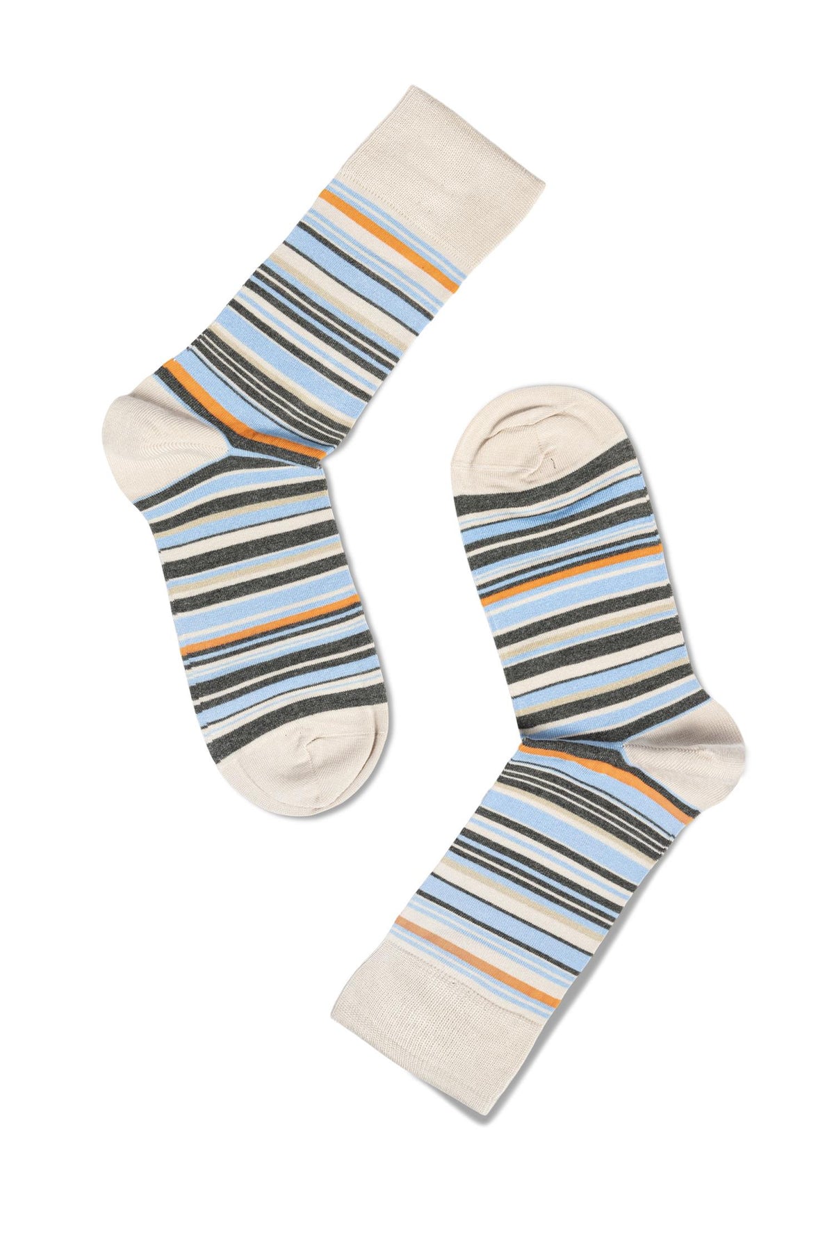 Eton Bamboo Multi stripe Socks Beige