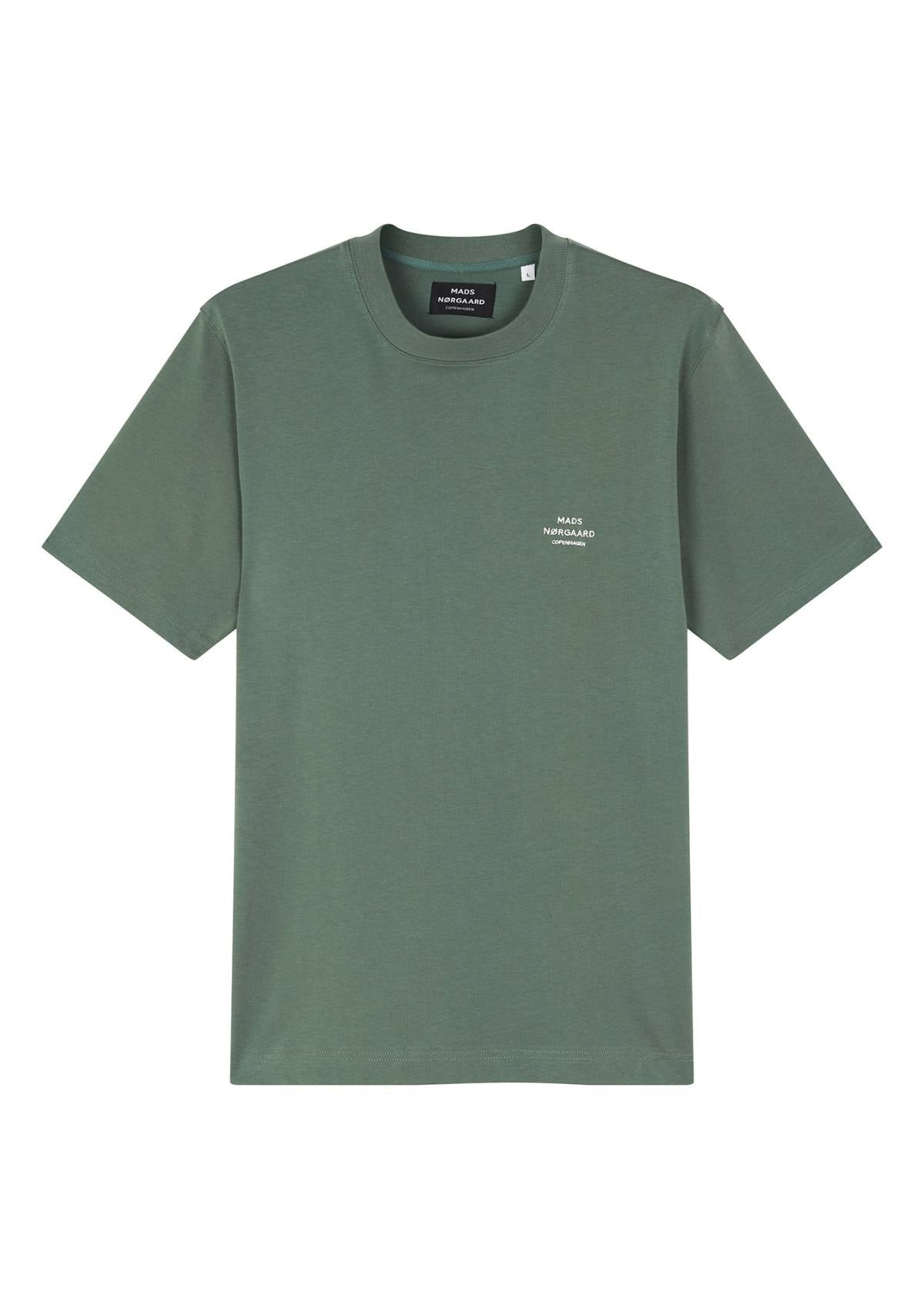 Cotton Jersey Frode Emb Logo Tee Duck Green
