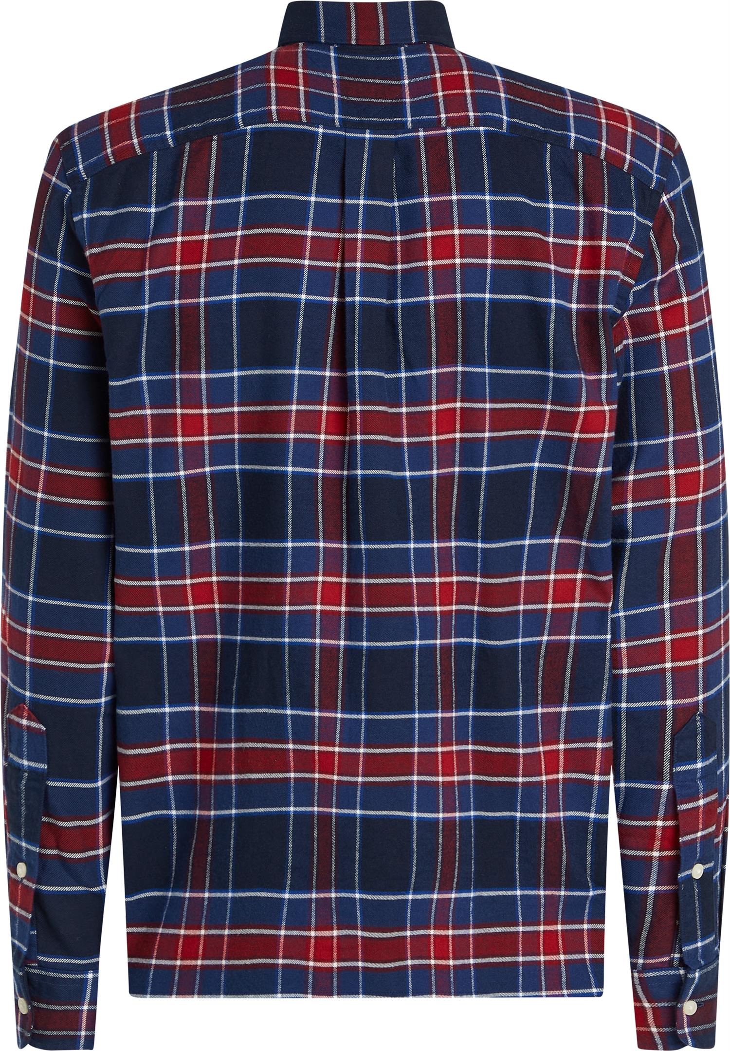 FLANNEL TARTAN CHECK RF SHIRT Preppy Navy / Check