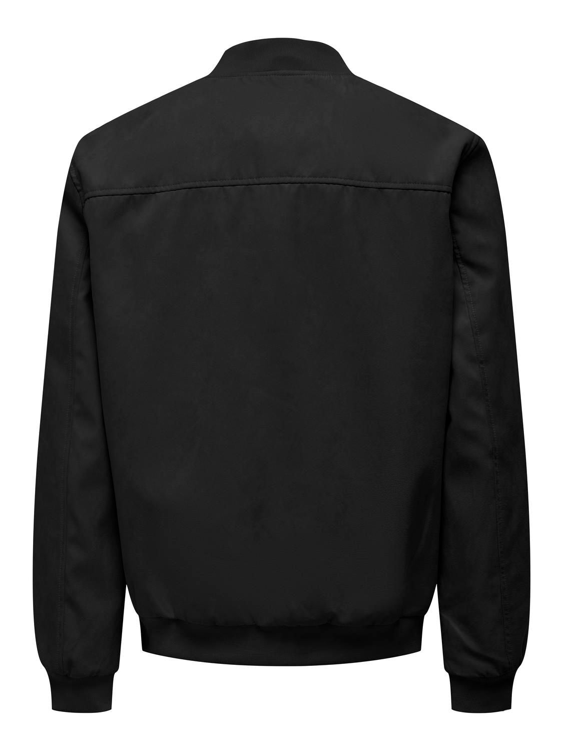 Onslucas Fake Suede Bomber Otw Noos Black