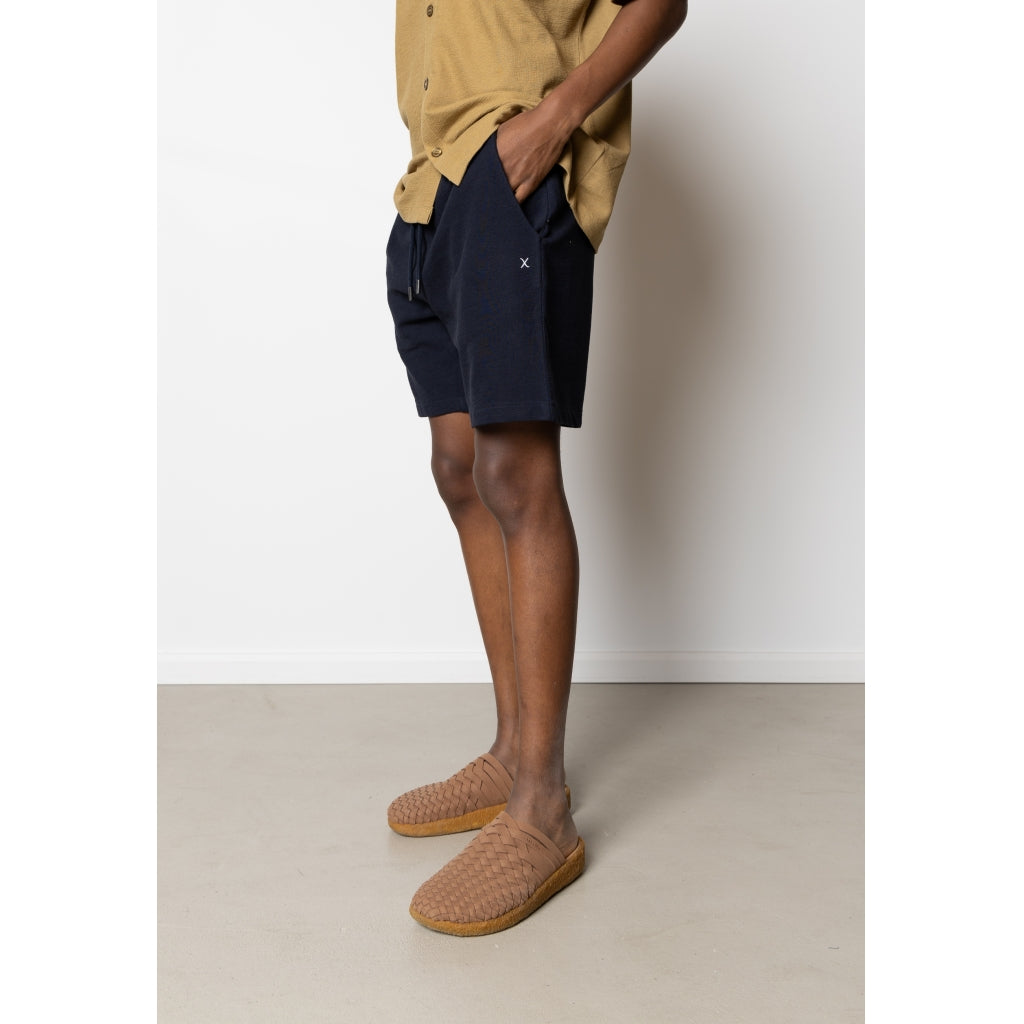 Calton Structured Shorts Dark Navy