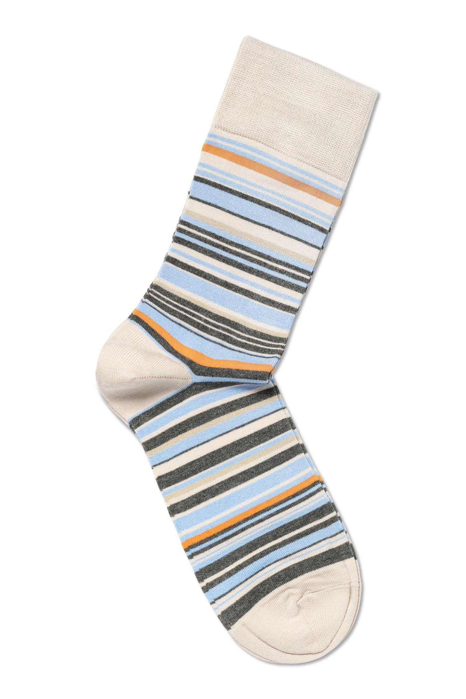 Eton Bamboo Multi stripe Socks Beige
