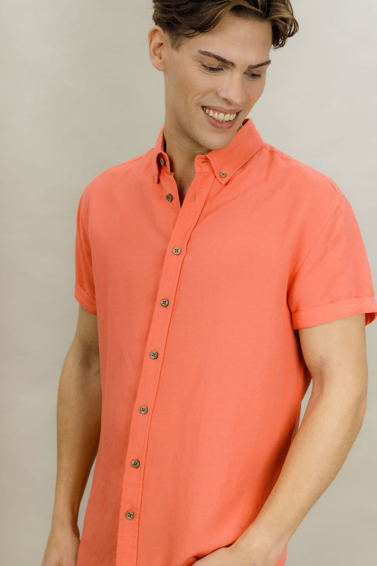 Stephan Ss Shirt Washed Red