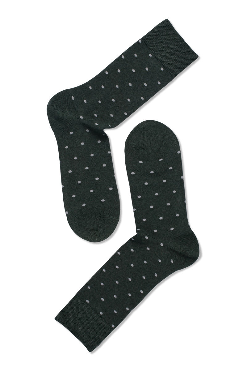 Eton Bamboo Dots Olive/Beige