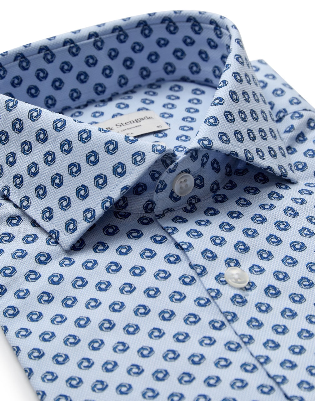 BS Sanders Slim Fit Shirt Light Blue