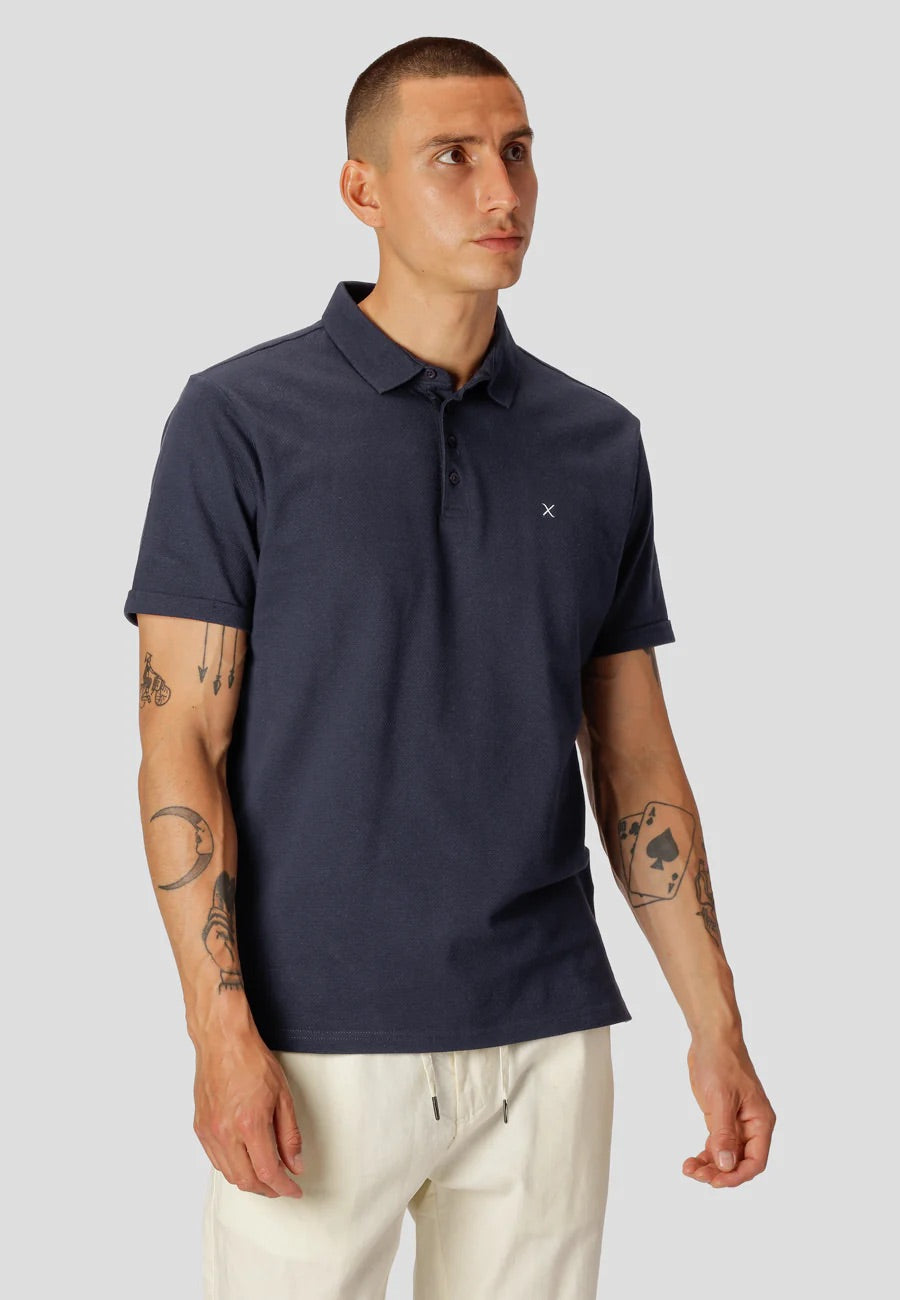 Silkeborg Stretch polo Navy
