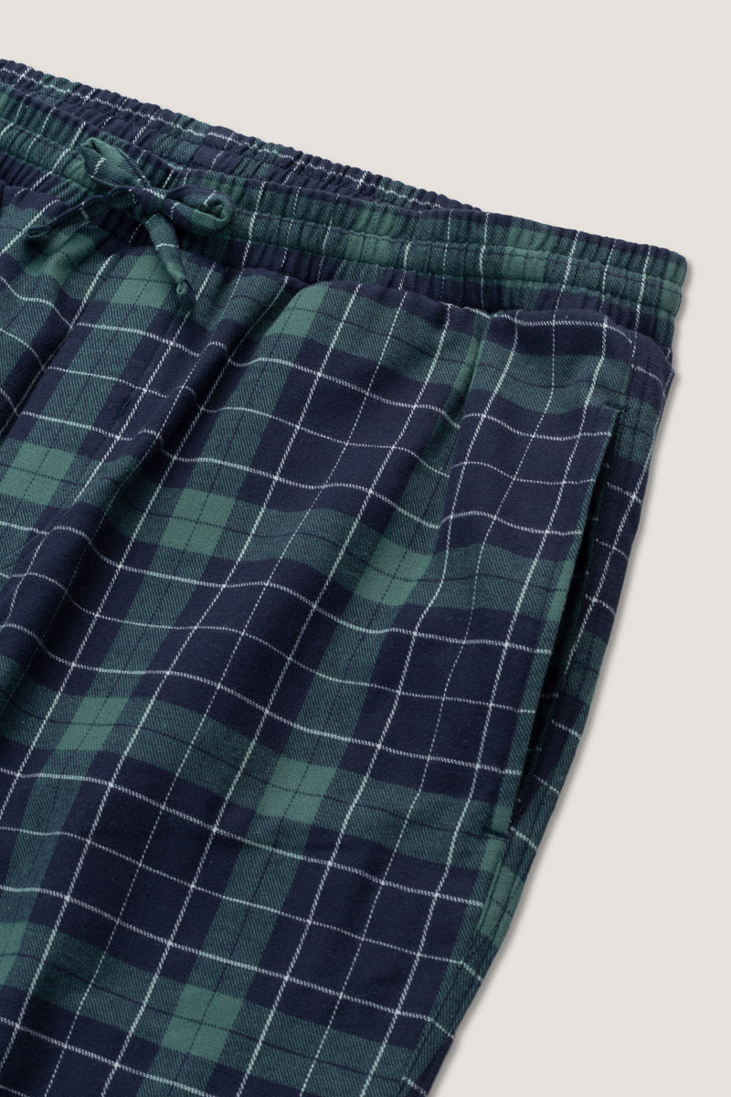 Pj Pant Green Plaid