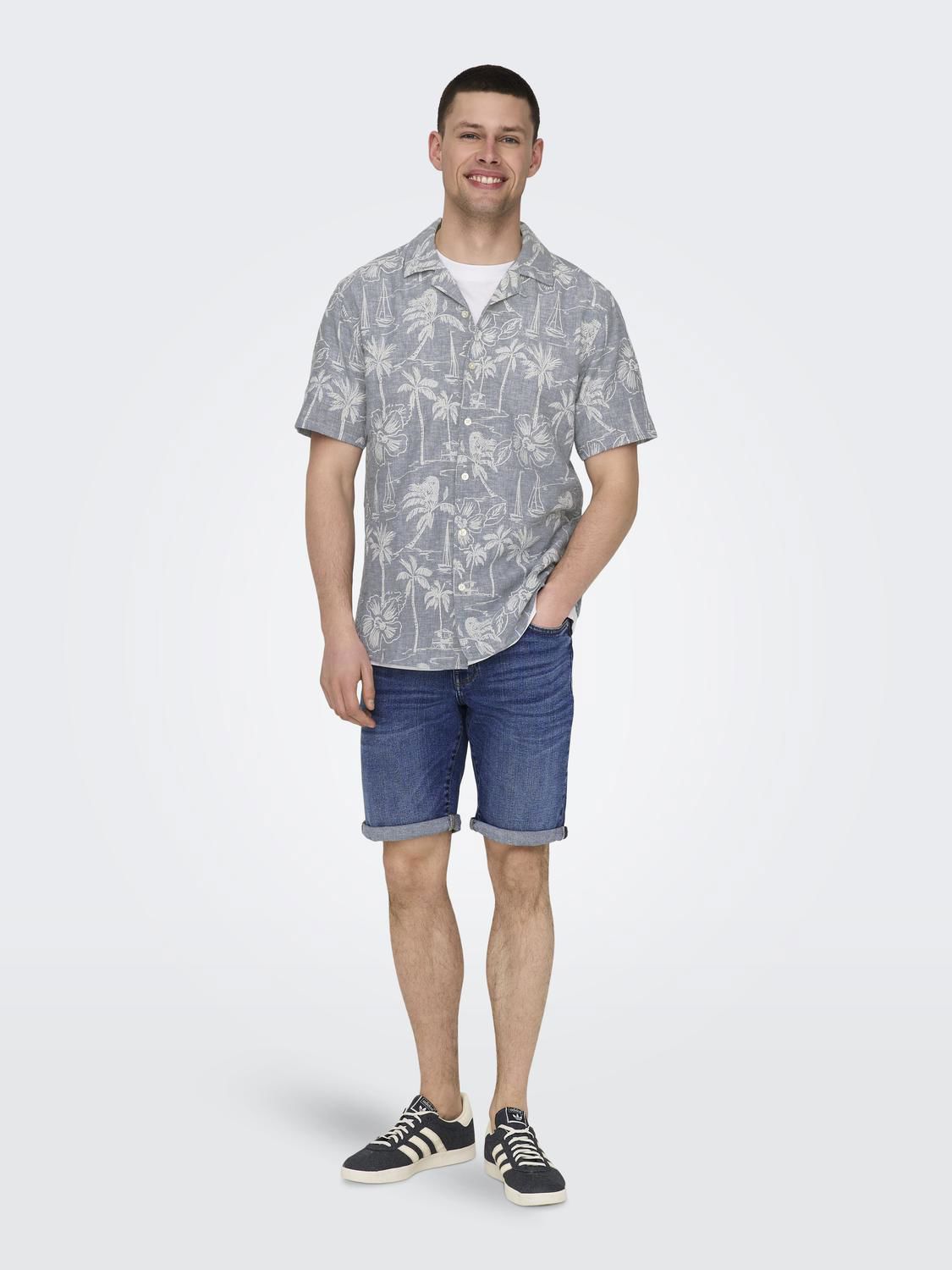 Onsply Dbd 8773 Tai Dnm Shorts Noos Dark Blue Denim
