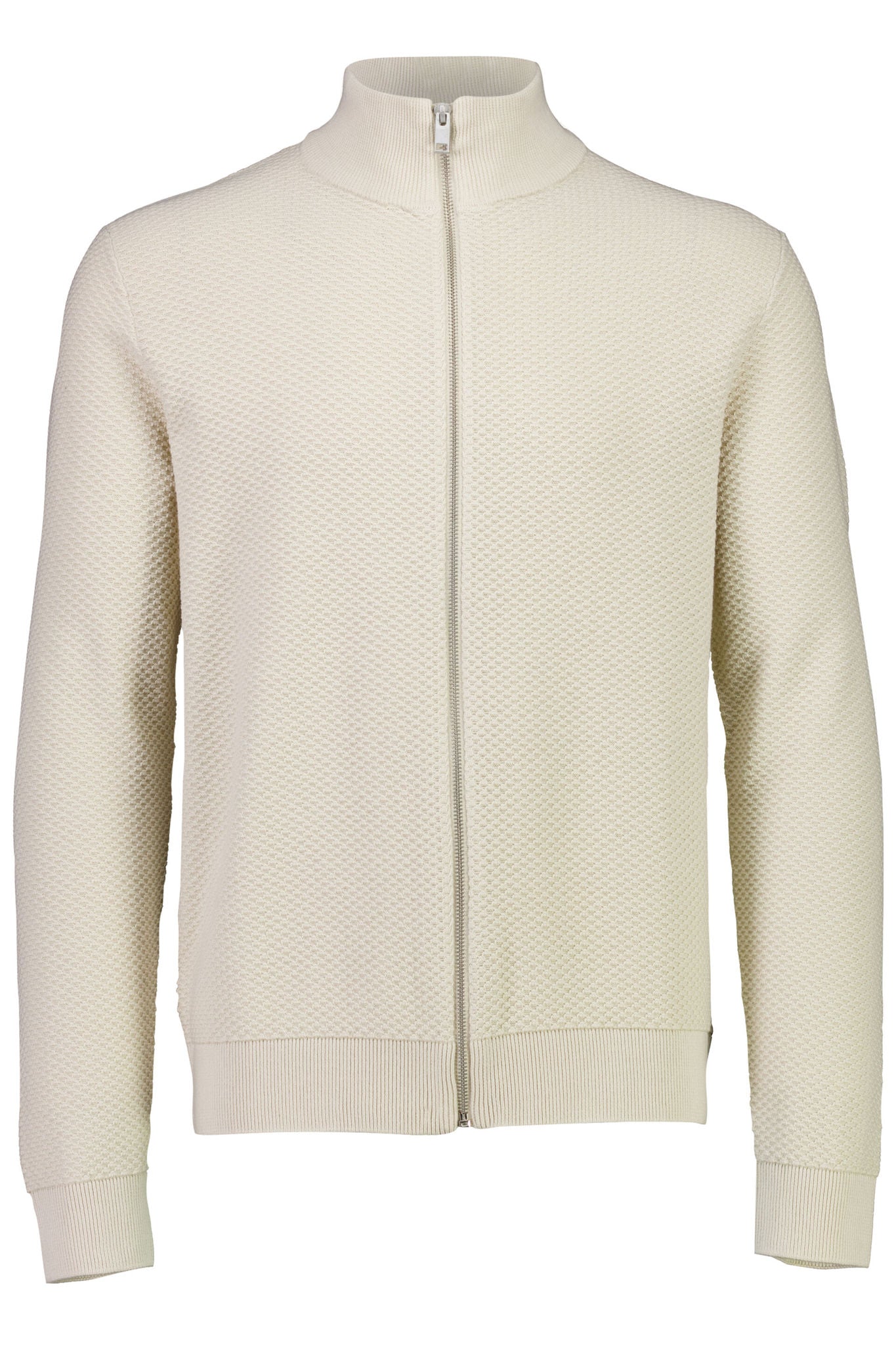 Structure zip cardigan Stone