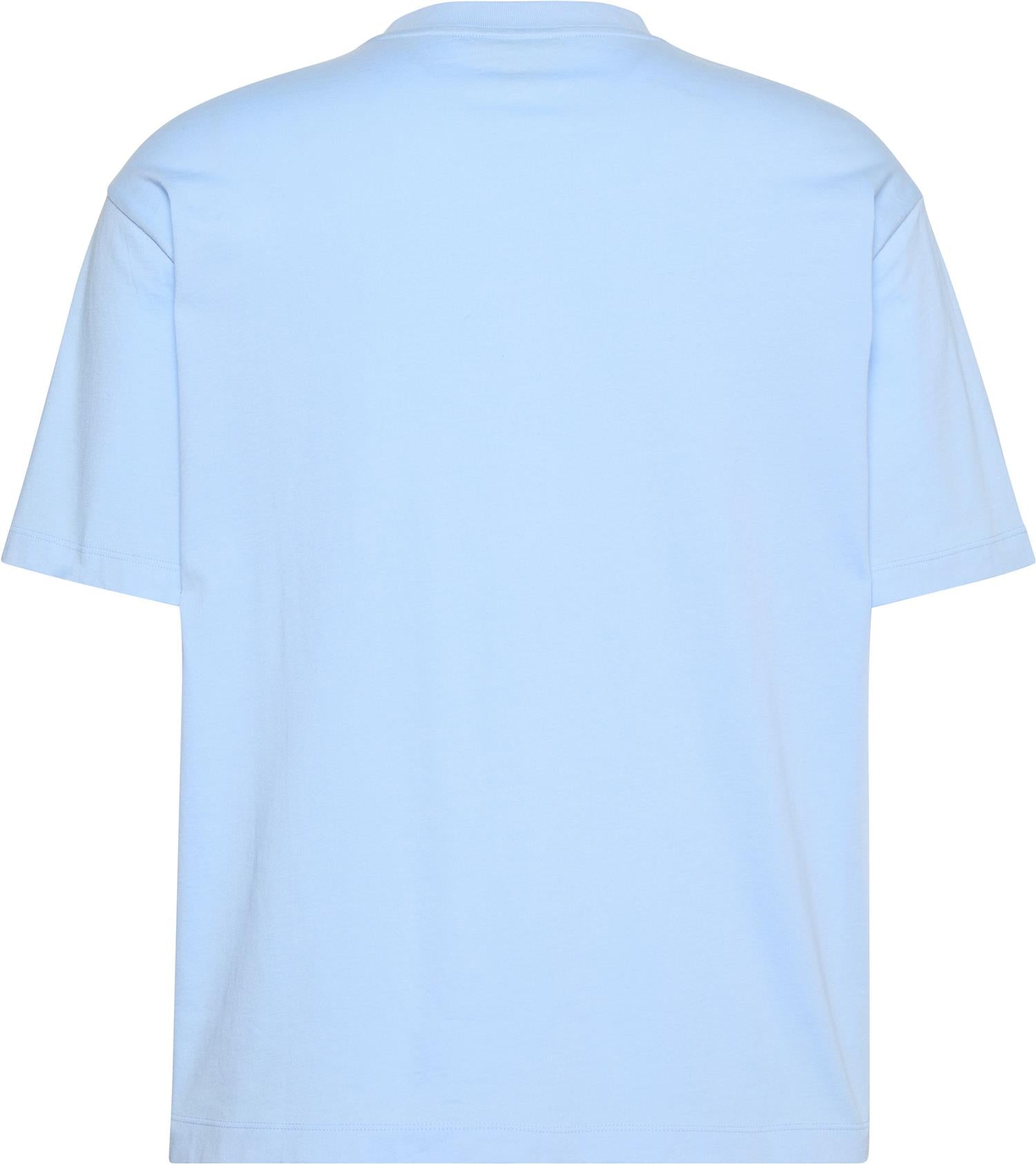 Ss Standard Logo 30s Crewnk Tee Track Blue