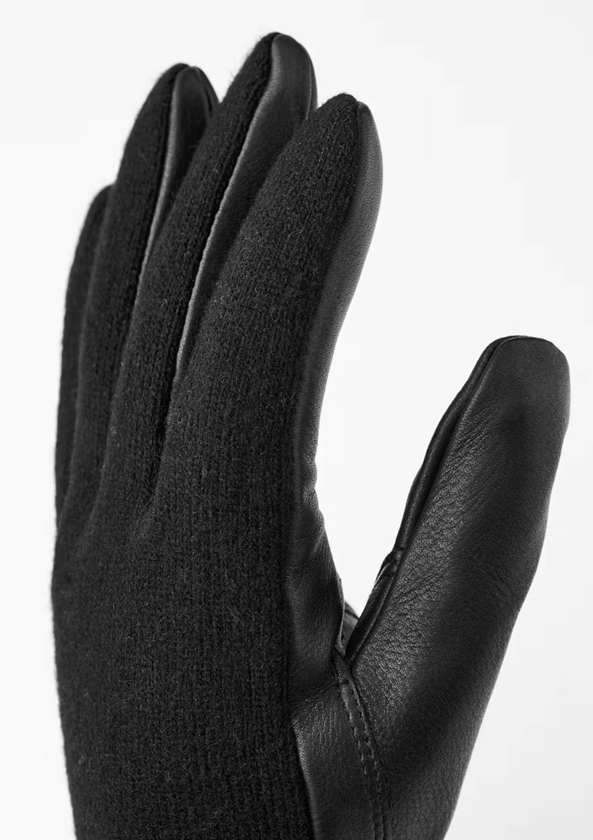 Deerskin wool Tricot Black/Chocolate