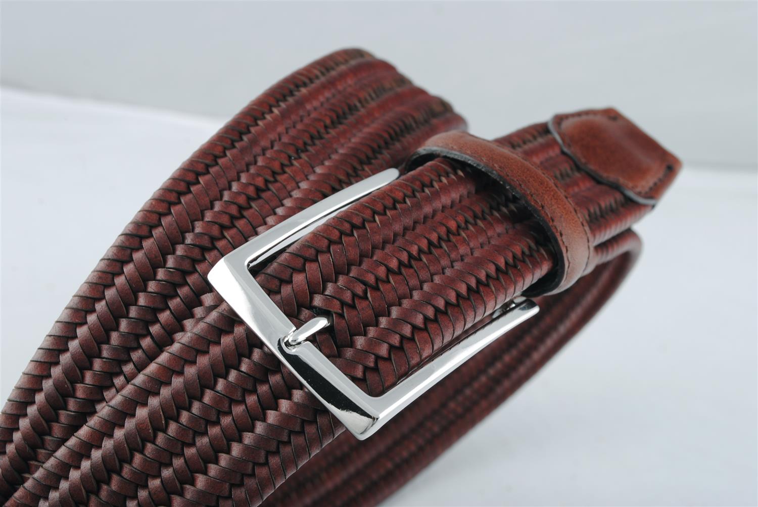 Leather belt Brown