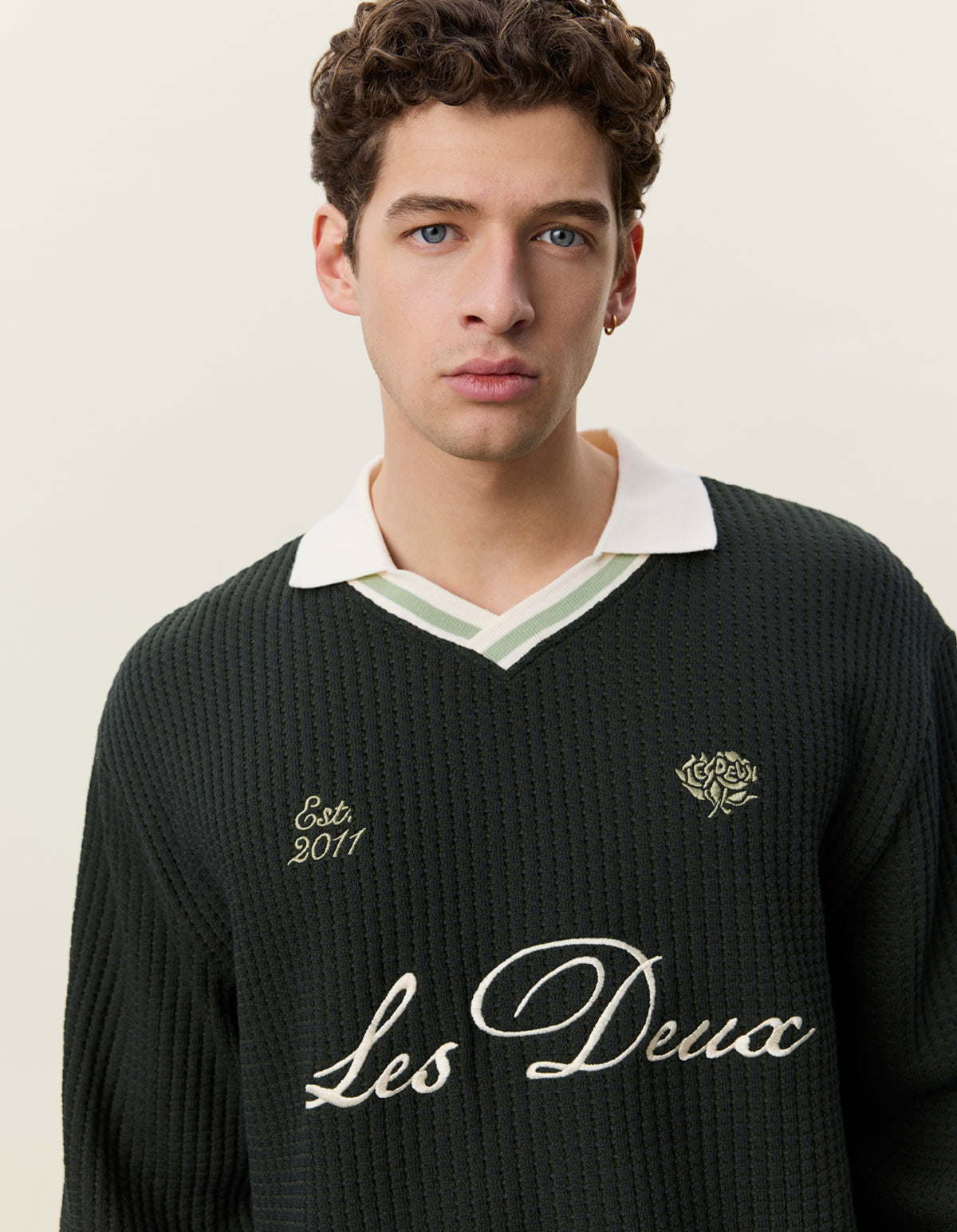 Waffle Ls Football Jersey Green