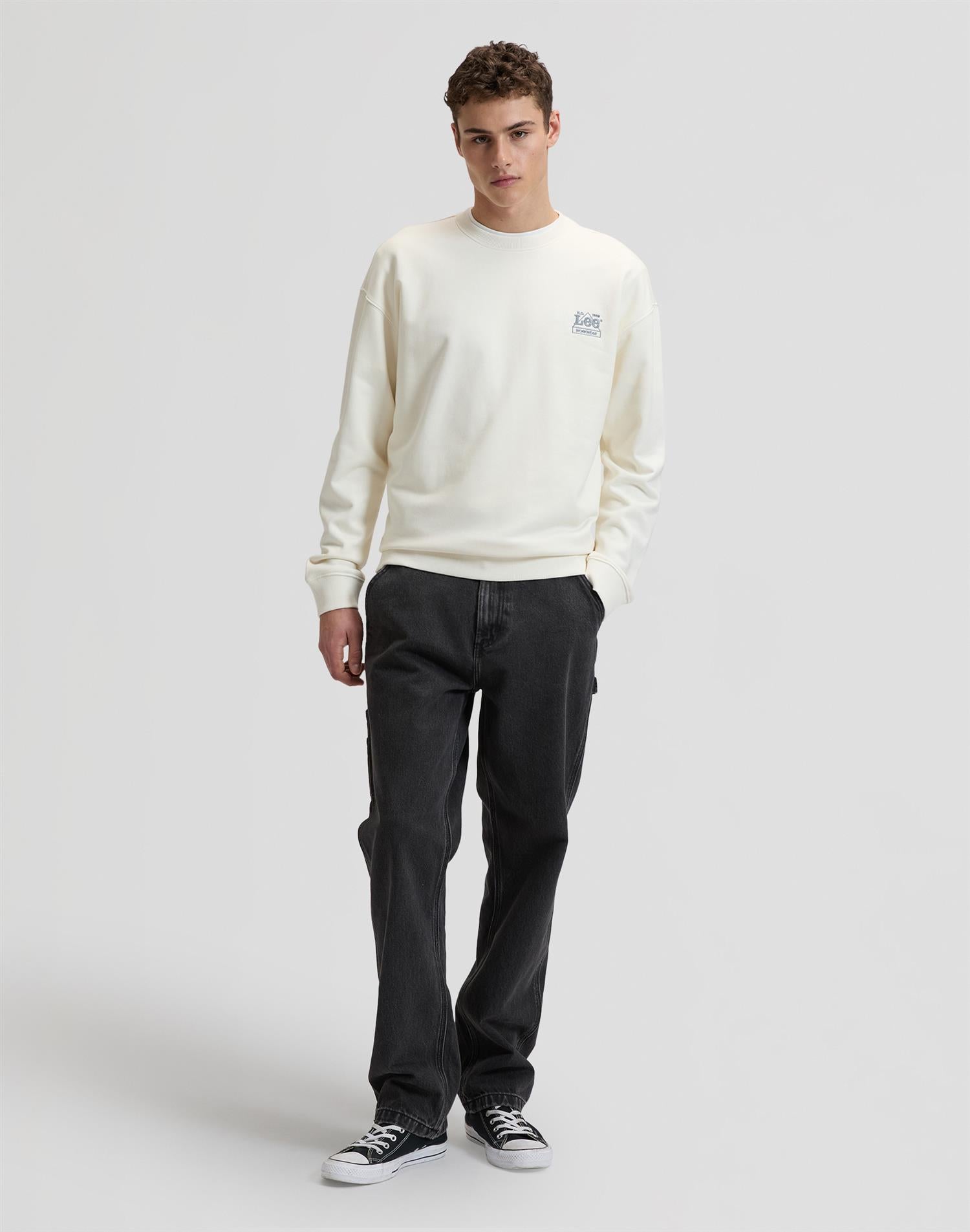 Workwear Ess Crew Natural Nature