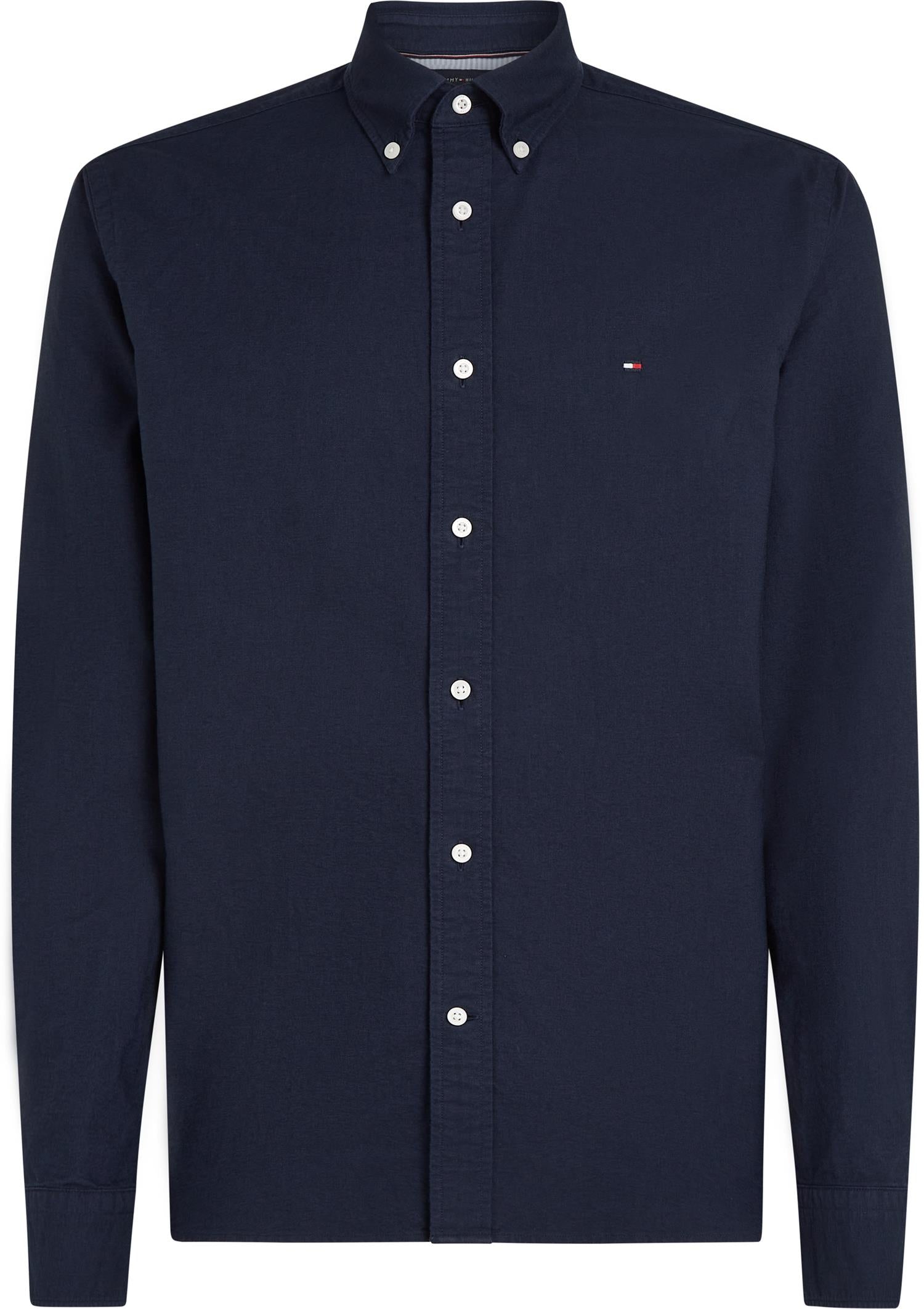 Solid Heritage Oxford Rf Shirt Preppy Navy / Desert Sky Solid