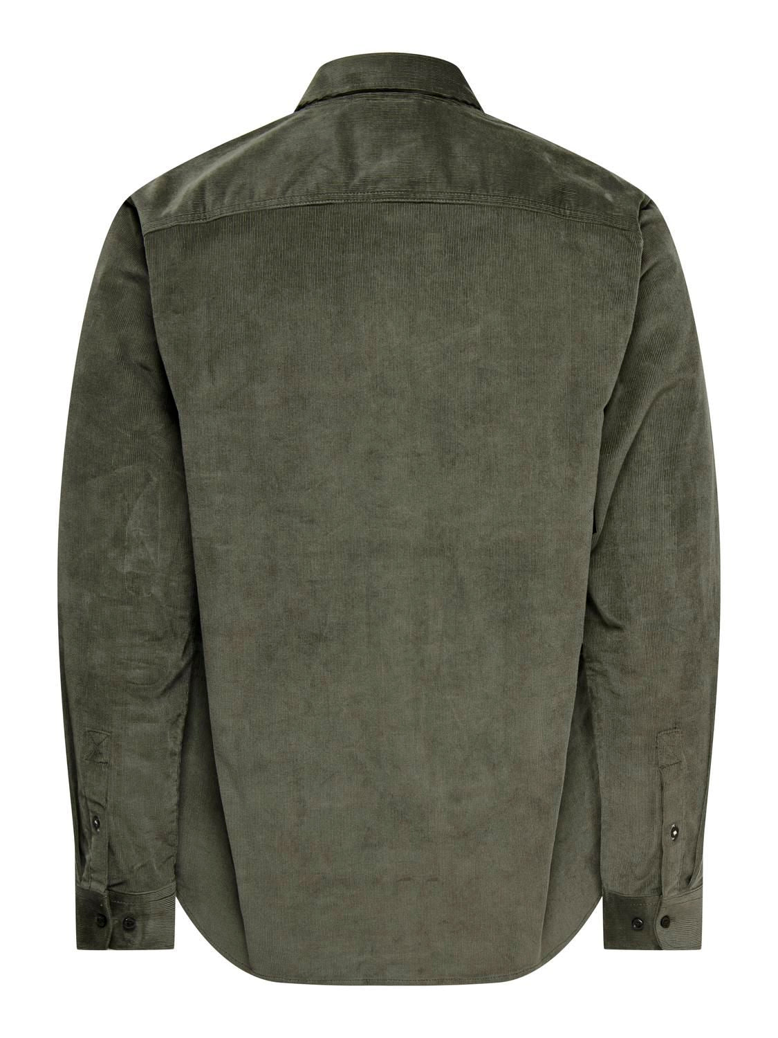 Onsmichael 18w Reg Cord Stretch Ls Noos Castor Gray